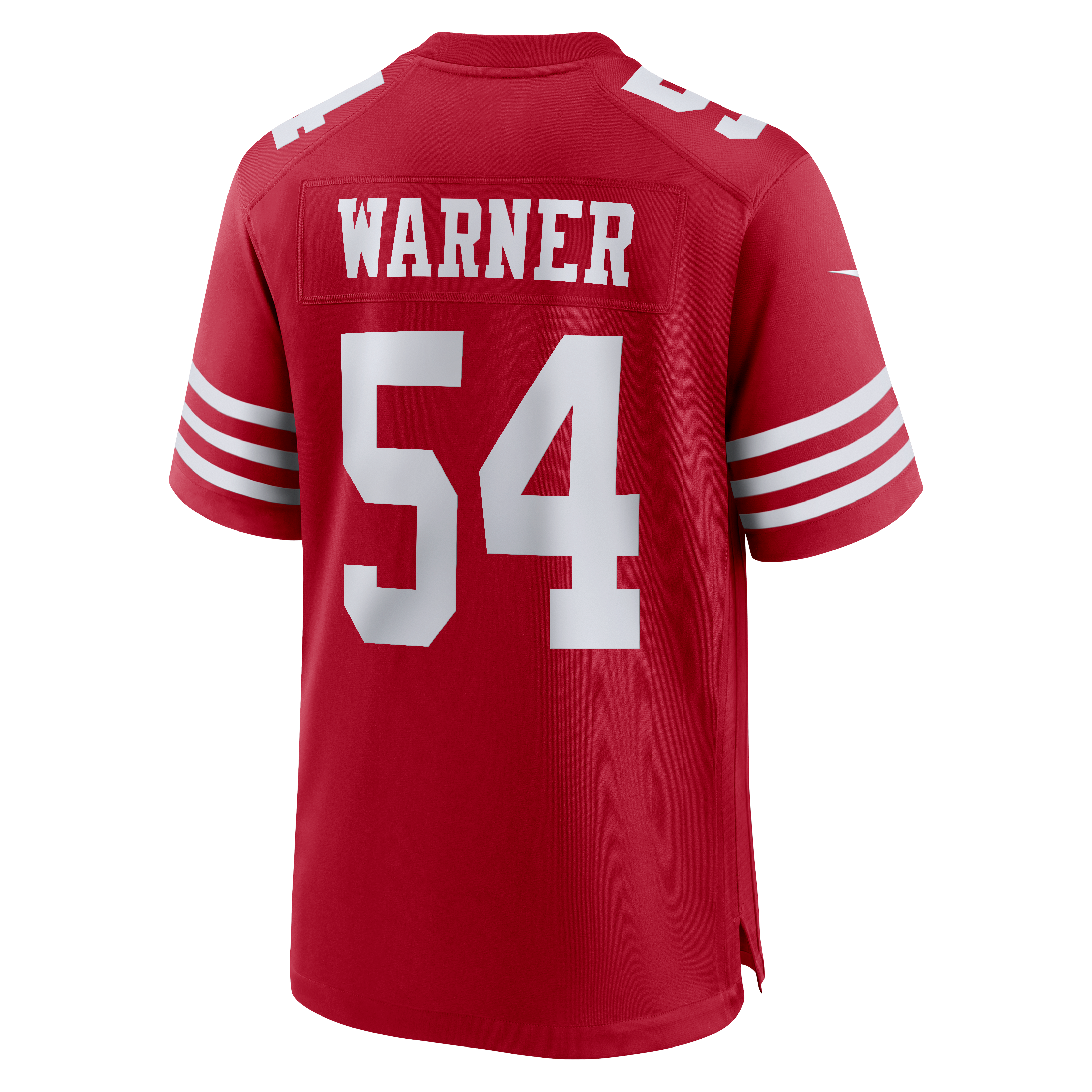 Fred Warner San Francisco 49ers Game Jersey Scarlet NFL Football Fan Wear Fred Warner