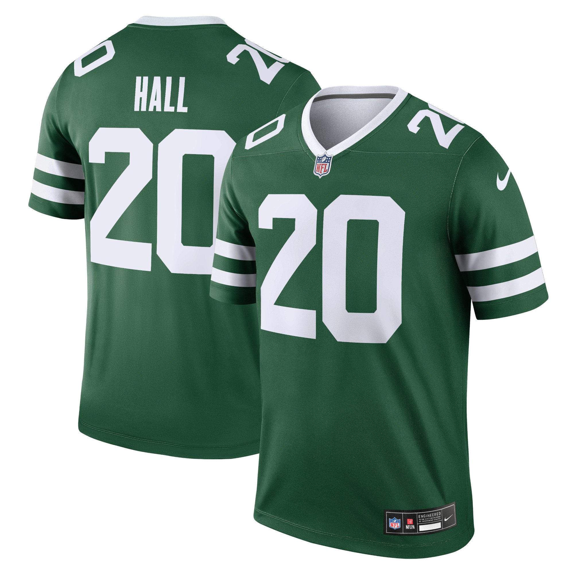 Breece Hall Performance New York Jets Player Jersey Green NFL Football Fan Wear Breece Hall Performance