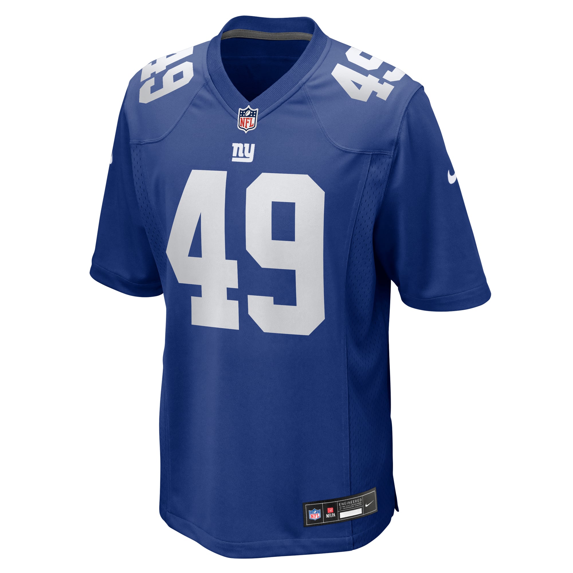 Chris Board New York Giants Game Jersey Royal NFL Football Fan Wear Chris Board