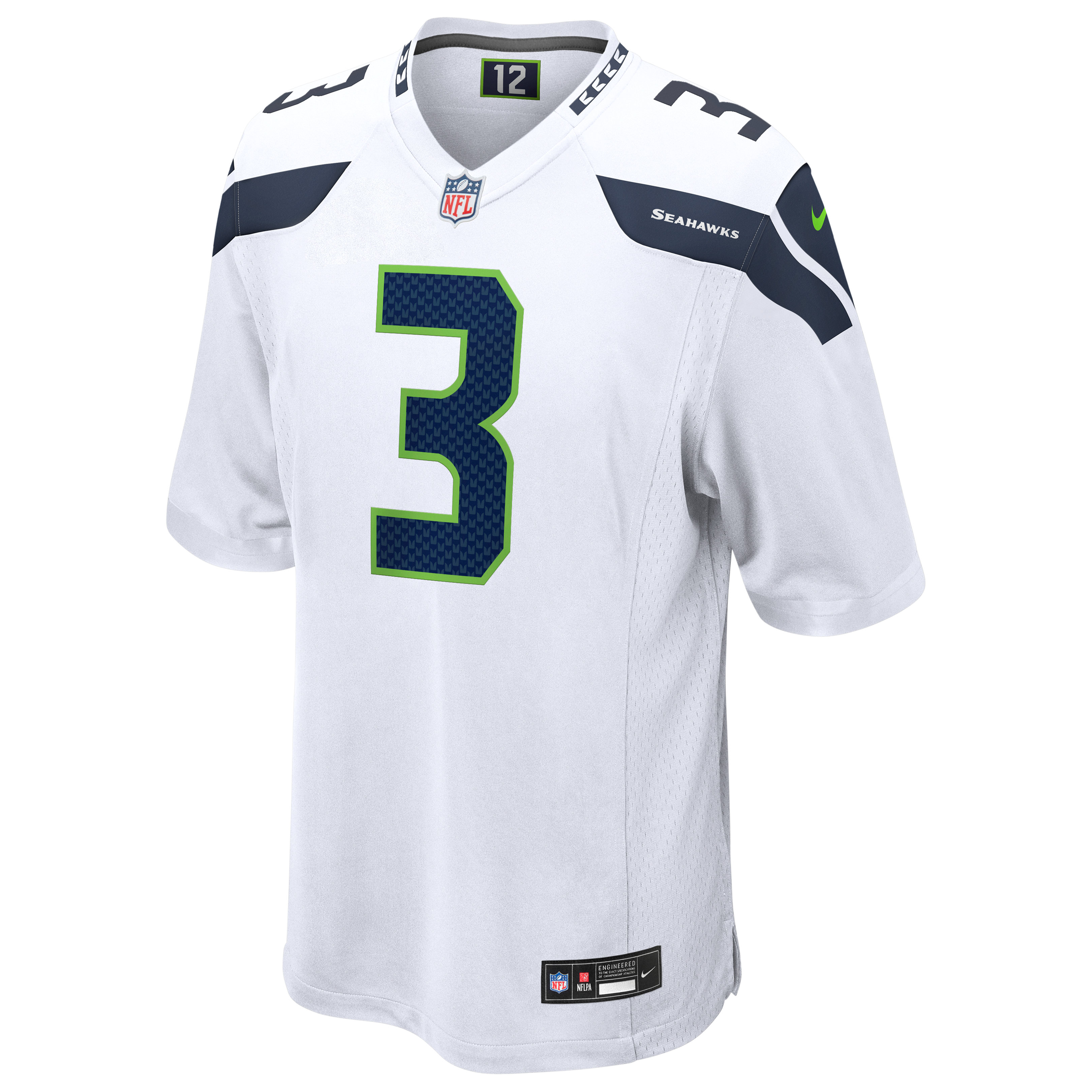 Nick Emmanwori Seattle Seahawks Game Jersey White NFL Football Fan Wear Nick Emmanwori