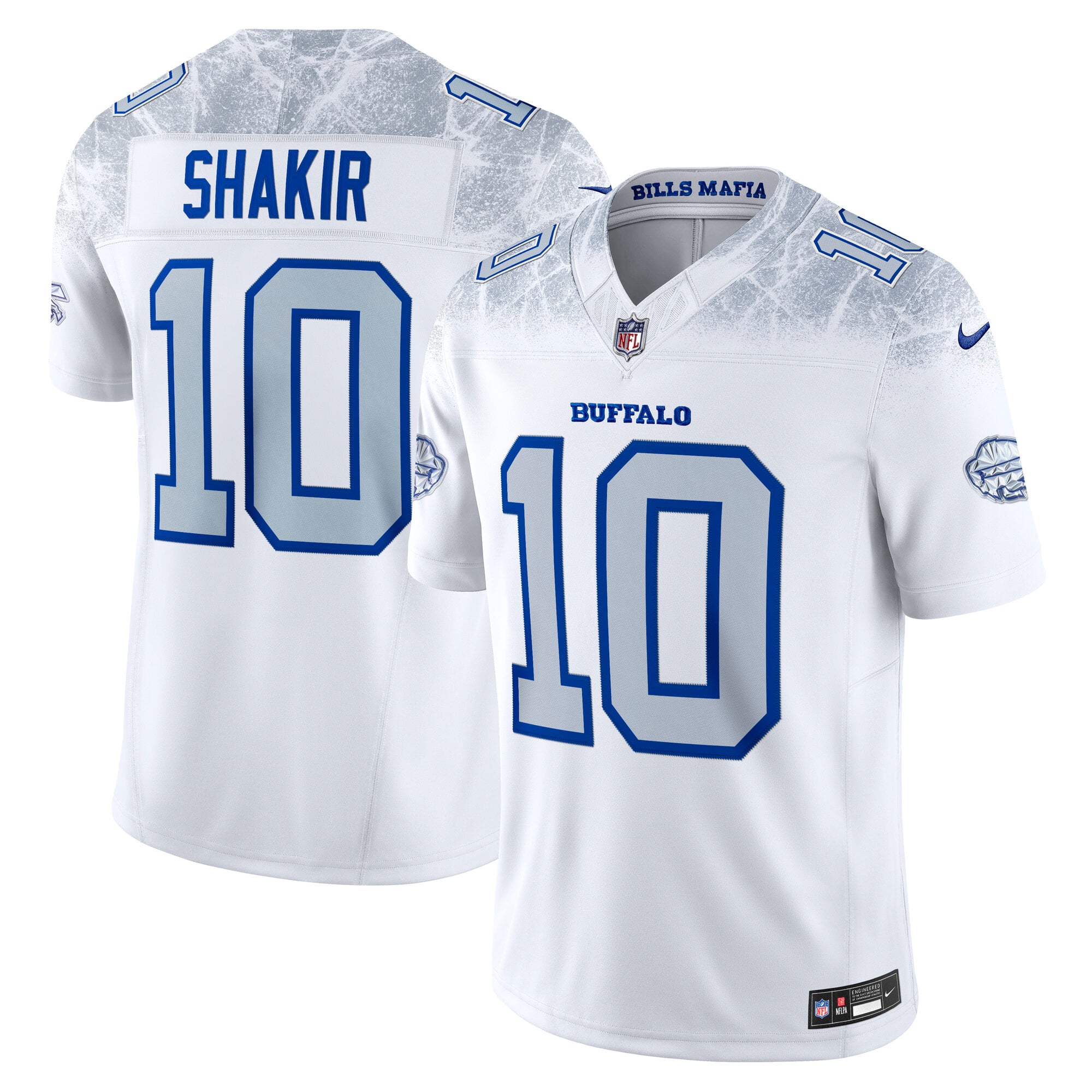 Khalil Shakir Buffalo Bills Limited Jersey White NFL Football Fan Wear