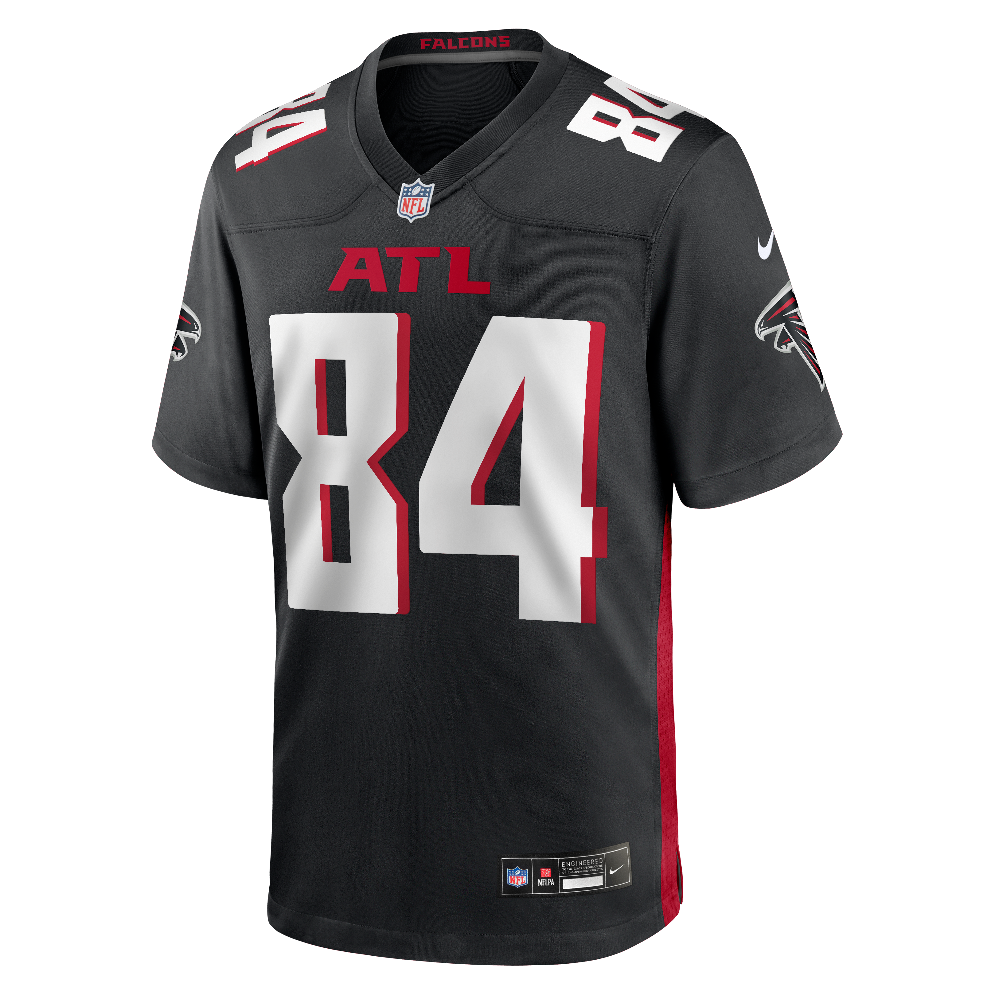 Alfred Jenkins Retired Atlanta Falcons Player Jersey Black NFL Football Fan Wear Alfred Jenkins Retired