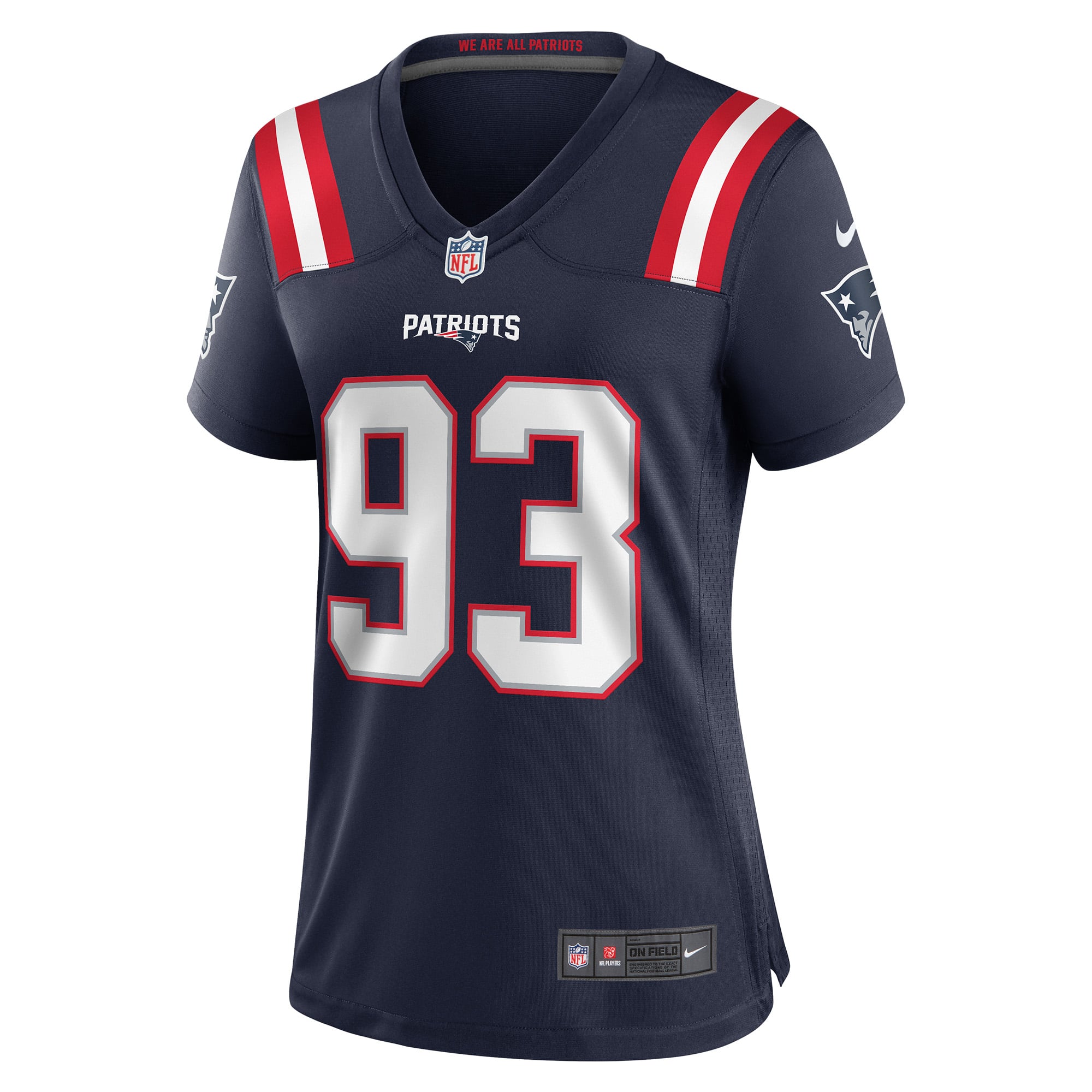 Richard Seymour New England Patriots Replica Jersey Navy NFL Football Fan Wear Richard Seymour