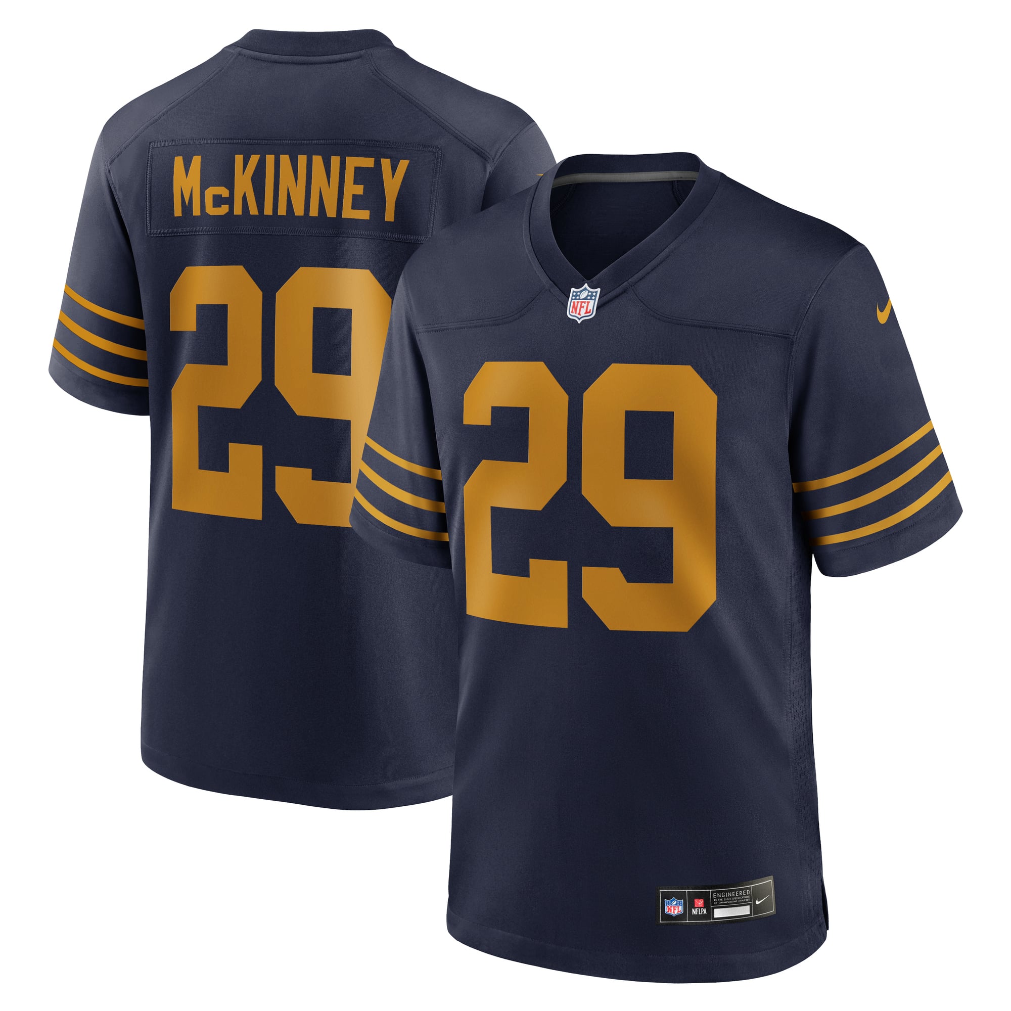 Xavier McKinney Green Bay Packers Game Jersey Green NFL Football Fan Wear Xavier McKinney