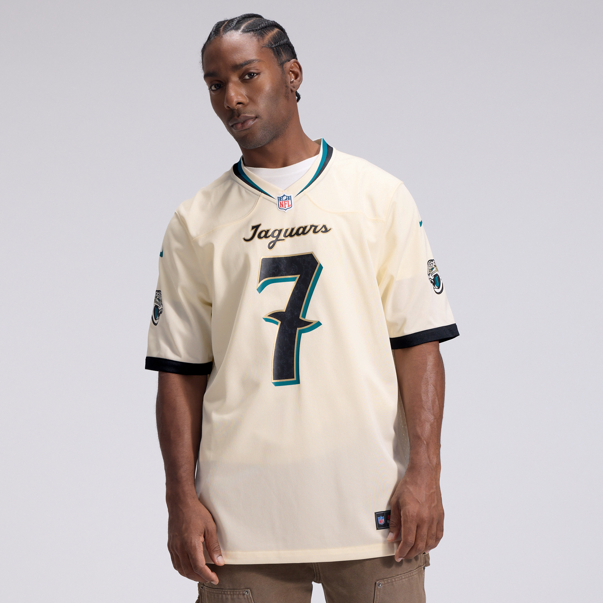Brian Thomas Jr Jacksonville Jaguars Game Jersey NFL Football Fan Wear Brian Thomas Jr