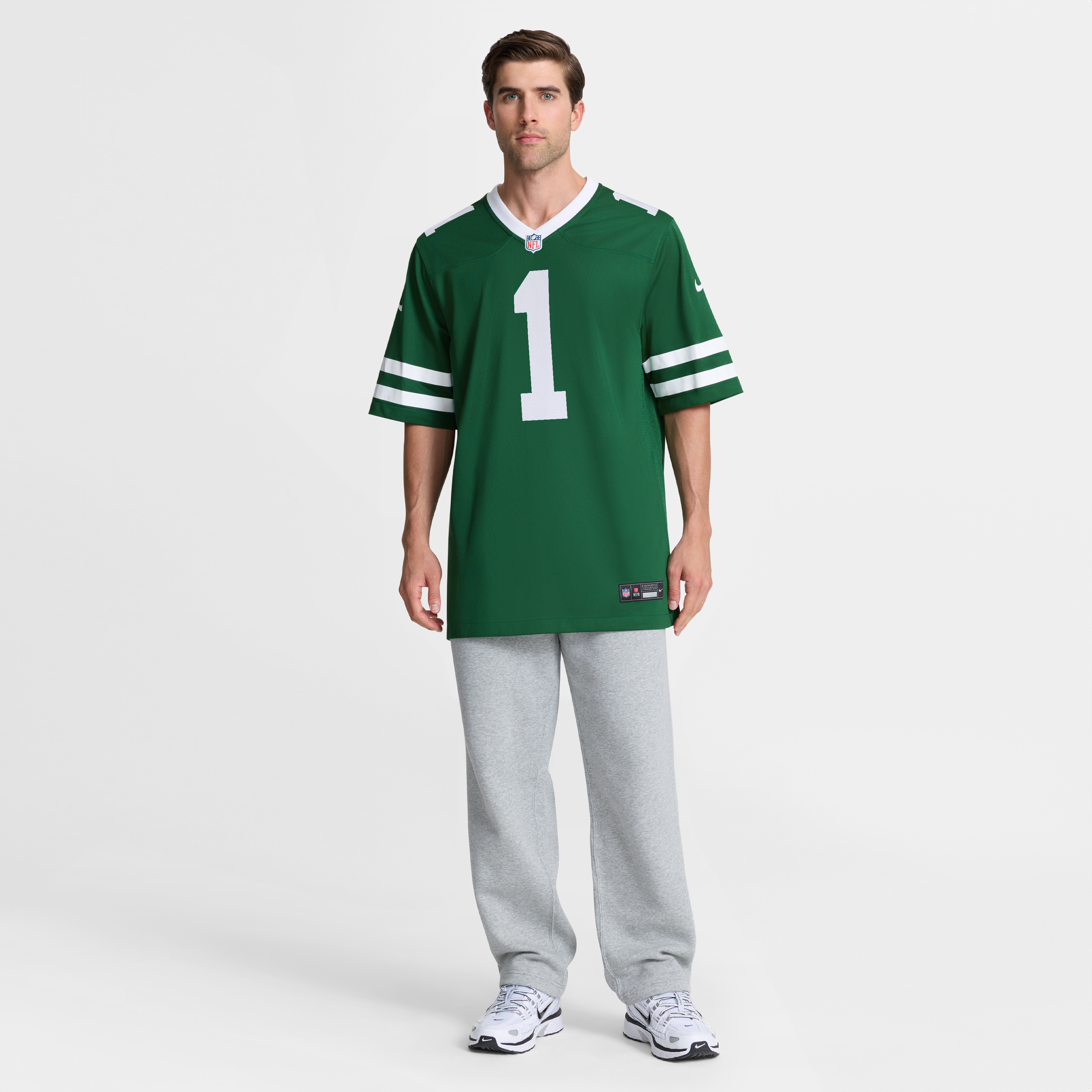 New York Jets Game Jersey No.1 Green NFL Football Fan Wear