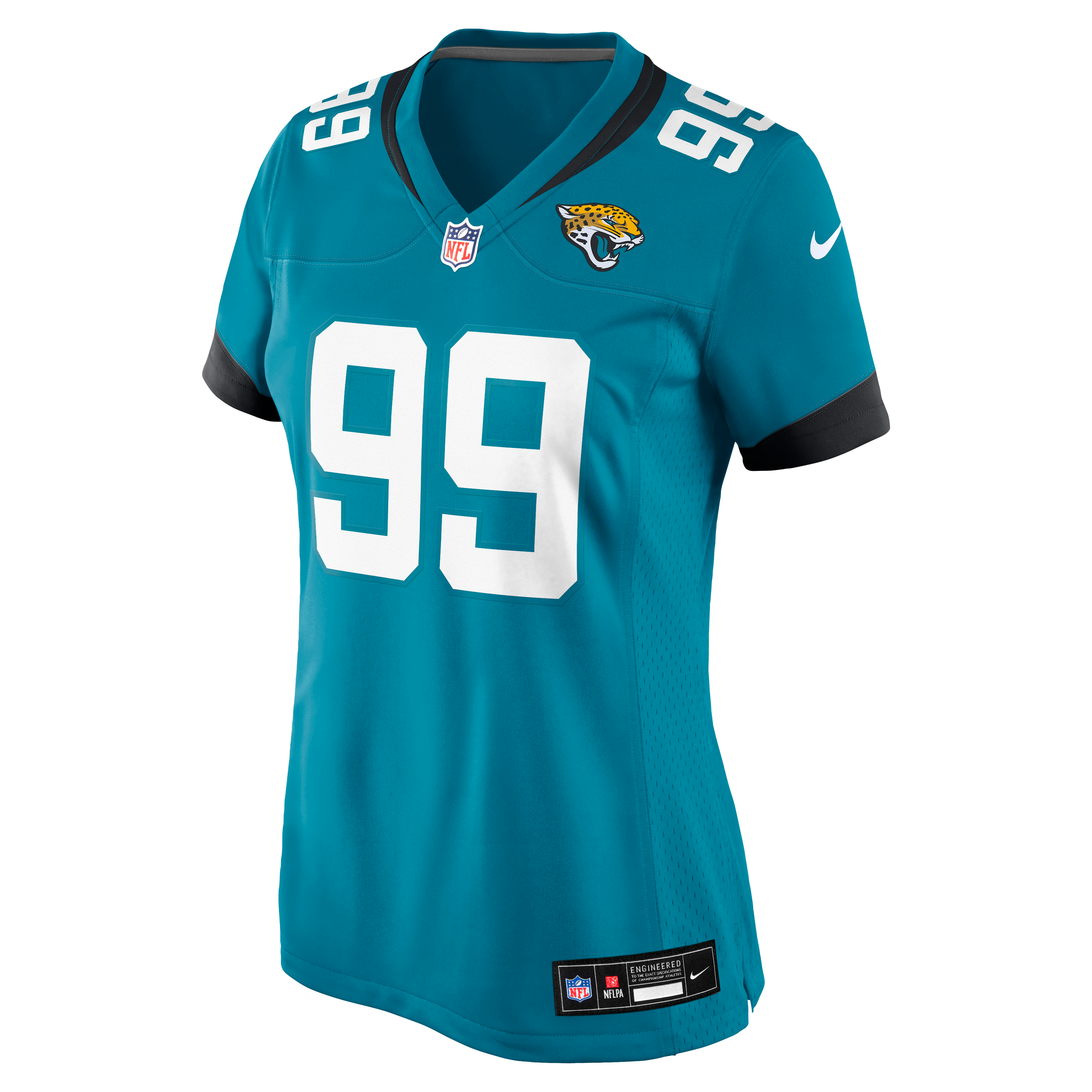 Ruke Orhorhoro Jacksonville Jaguars Game Jersey Teal NFL Football Fan Wear