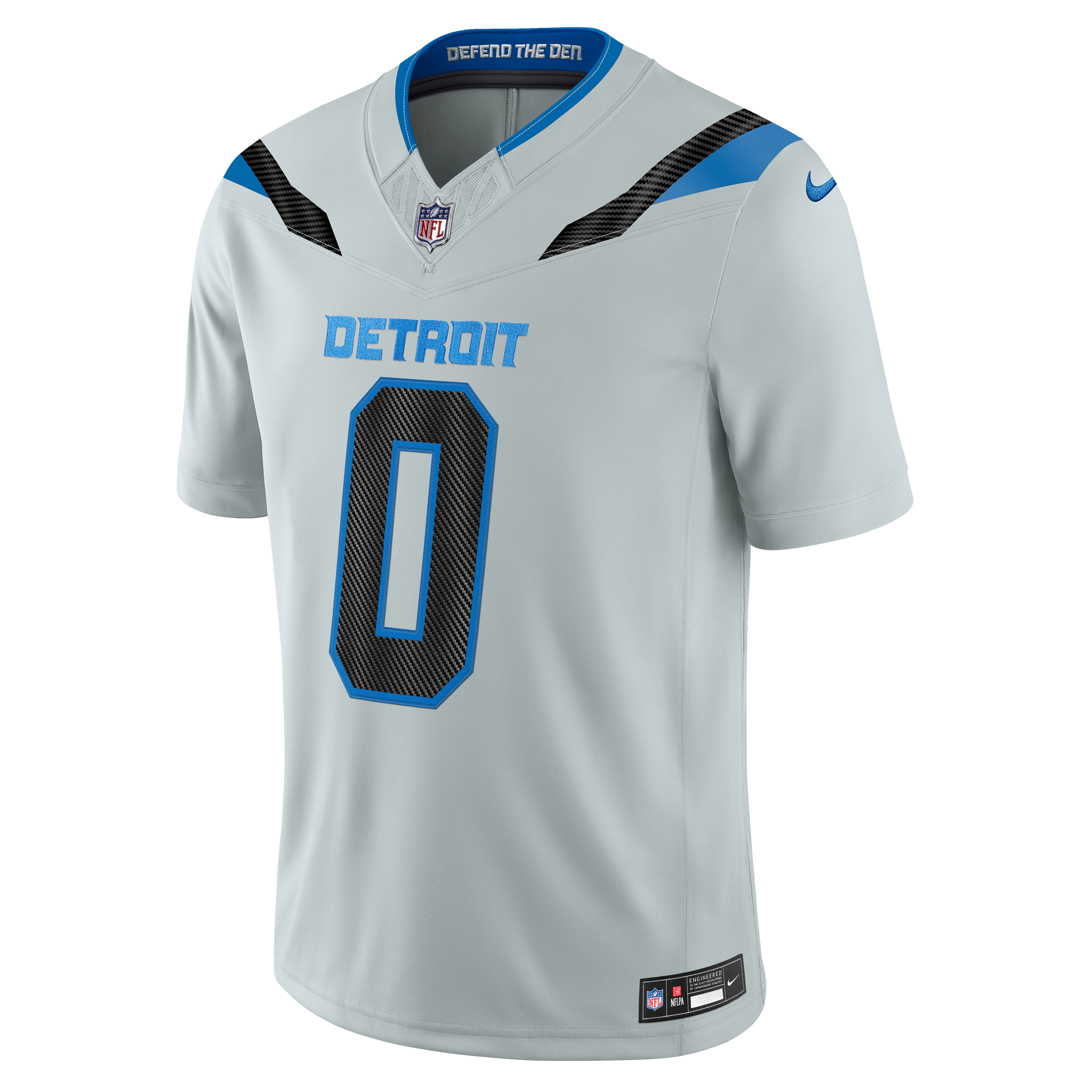 Jahmyr Gibbs Detroit Lions Limited Jersey Silver NFL Football Fan Wear