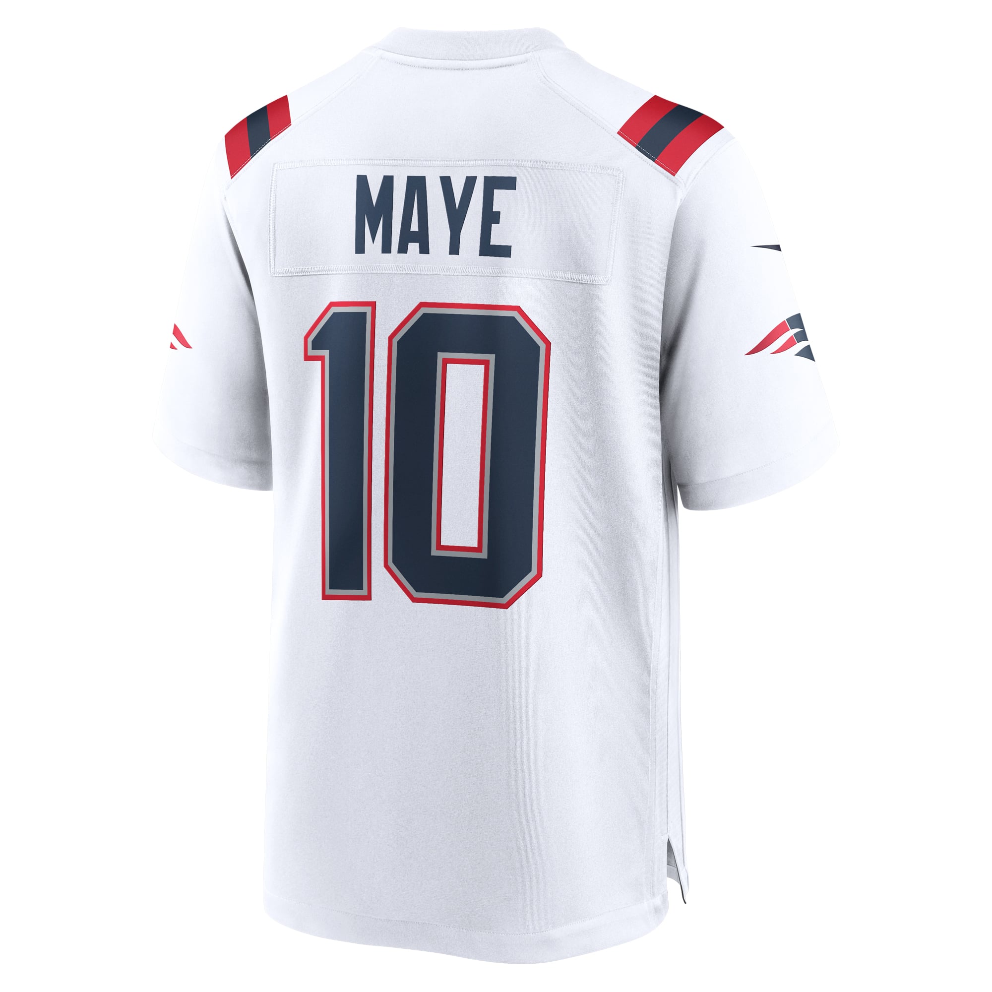 Drake Maye New England Patriots Game Jersey White NFL Football Fan Wear Drake Maye