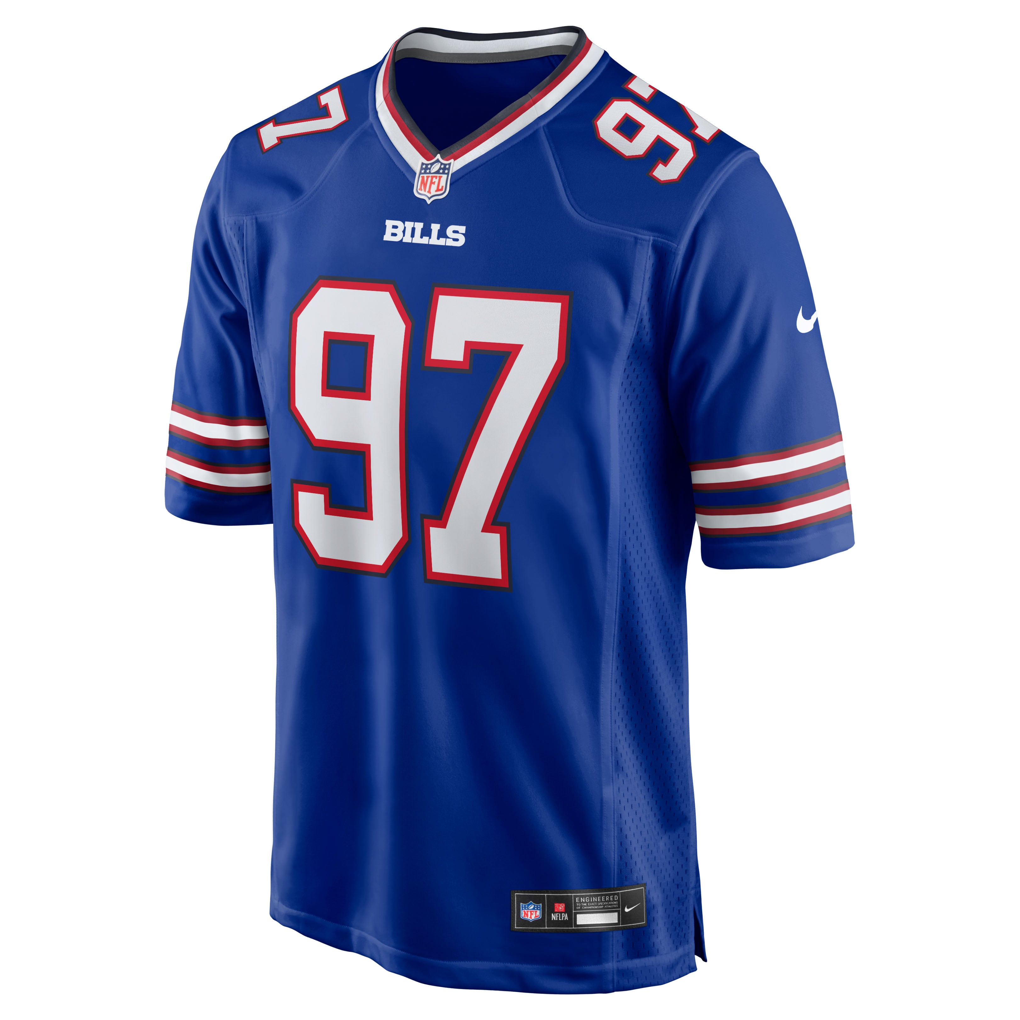 Greg Gaines Buffalo Bills Game Jersey Royal NFL Football Fan Wear