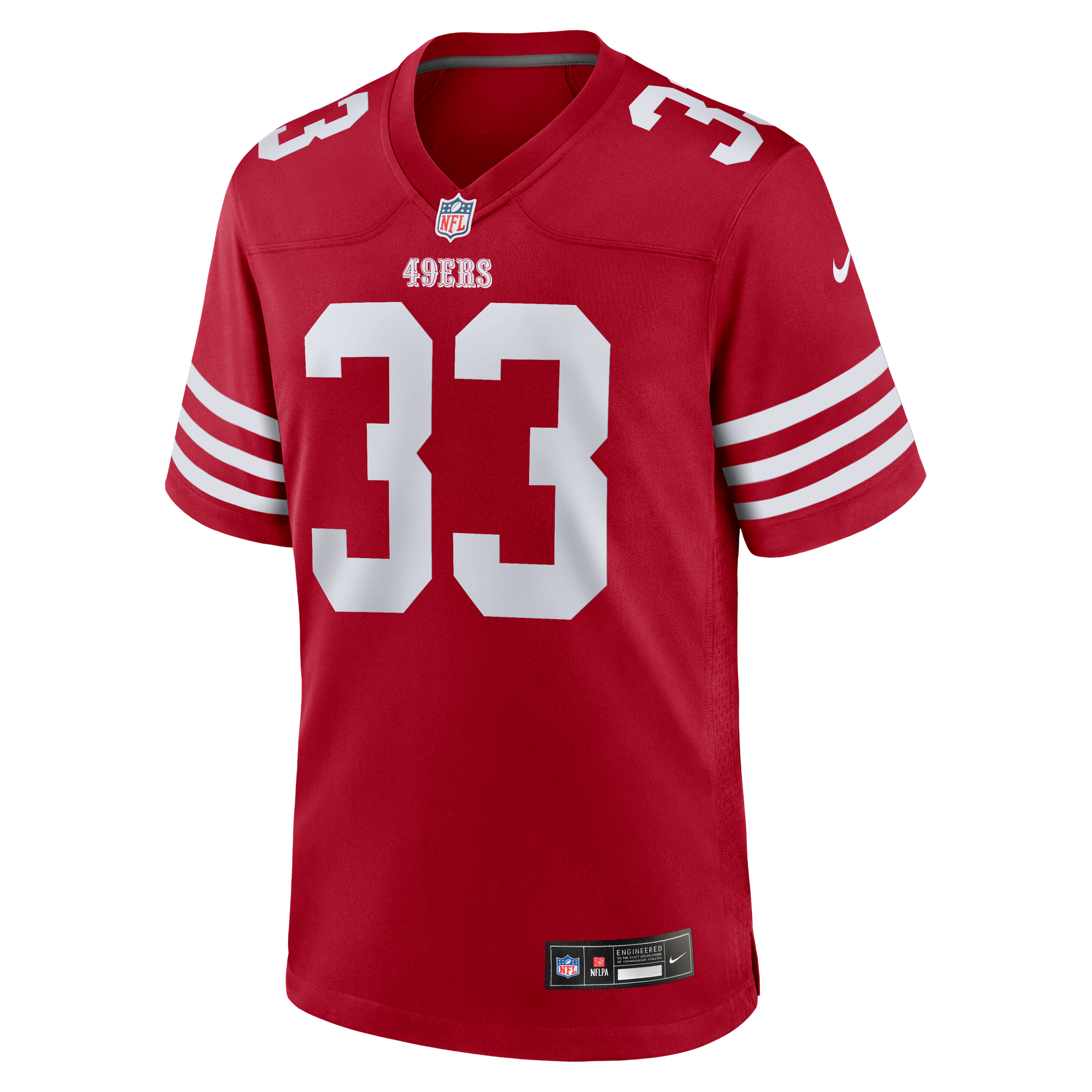 Retired Roger Craig San Francisco 49ers Game Jersey Scarlet NFL Football Fan Wear