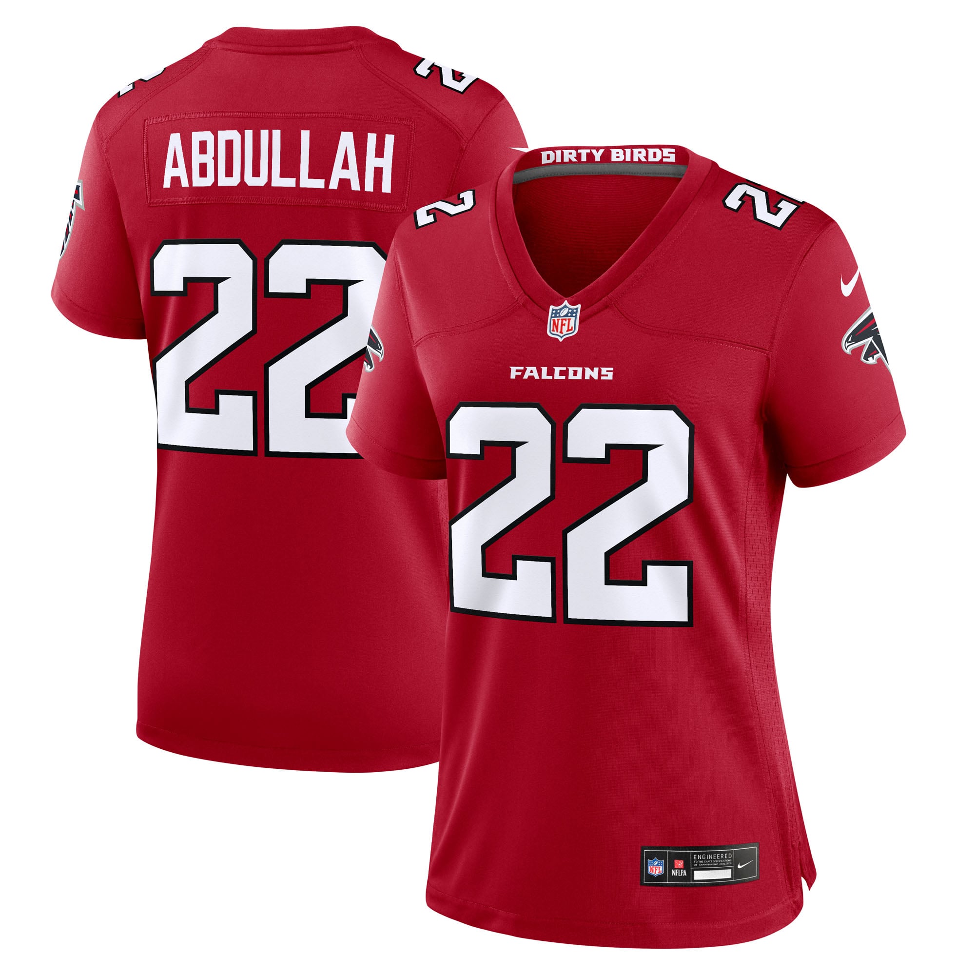 Yasir Abdullah Atlanta Falcons Game Jersey Red NFL Football Fan Wear Yasir Abdullah