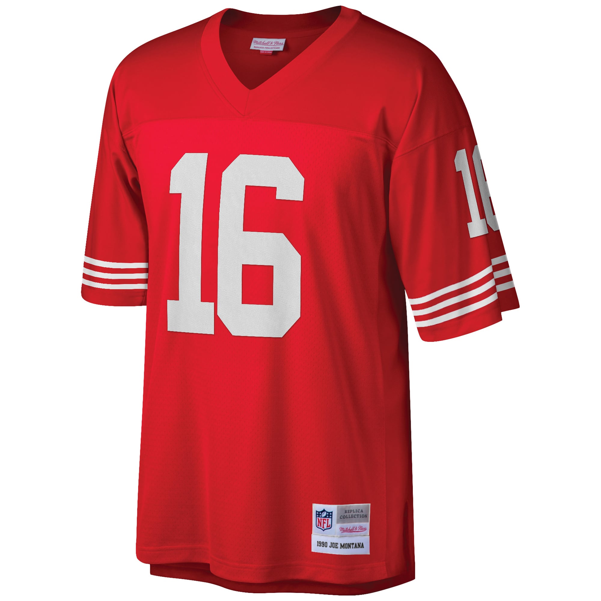 Joe Montana San Francisco 49ers Replica Jersey Scarlet NFL Football Fan Wear Joe Montana