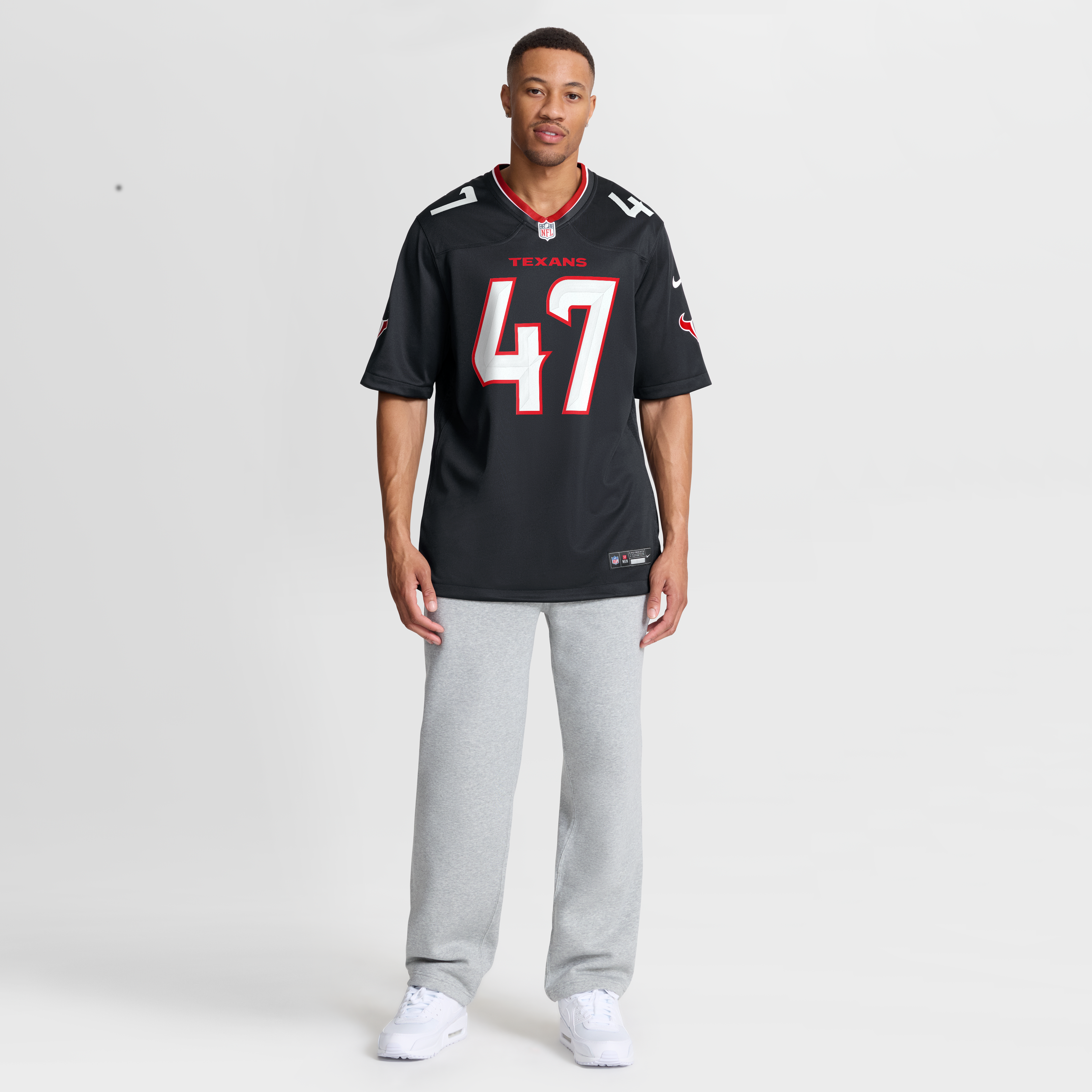 Louis Hansen Houston Texans Game Jersey Navy NFL Football Fan Wear