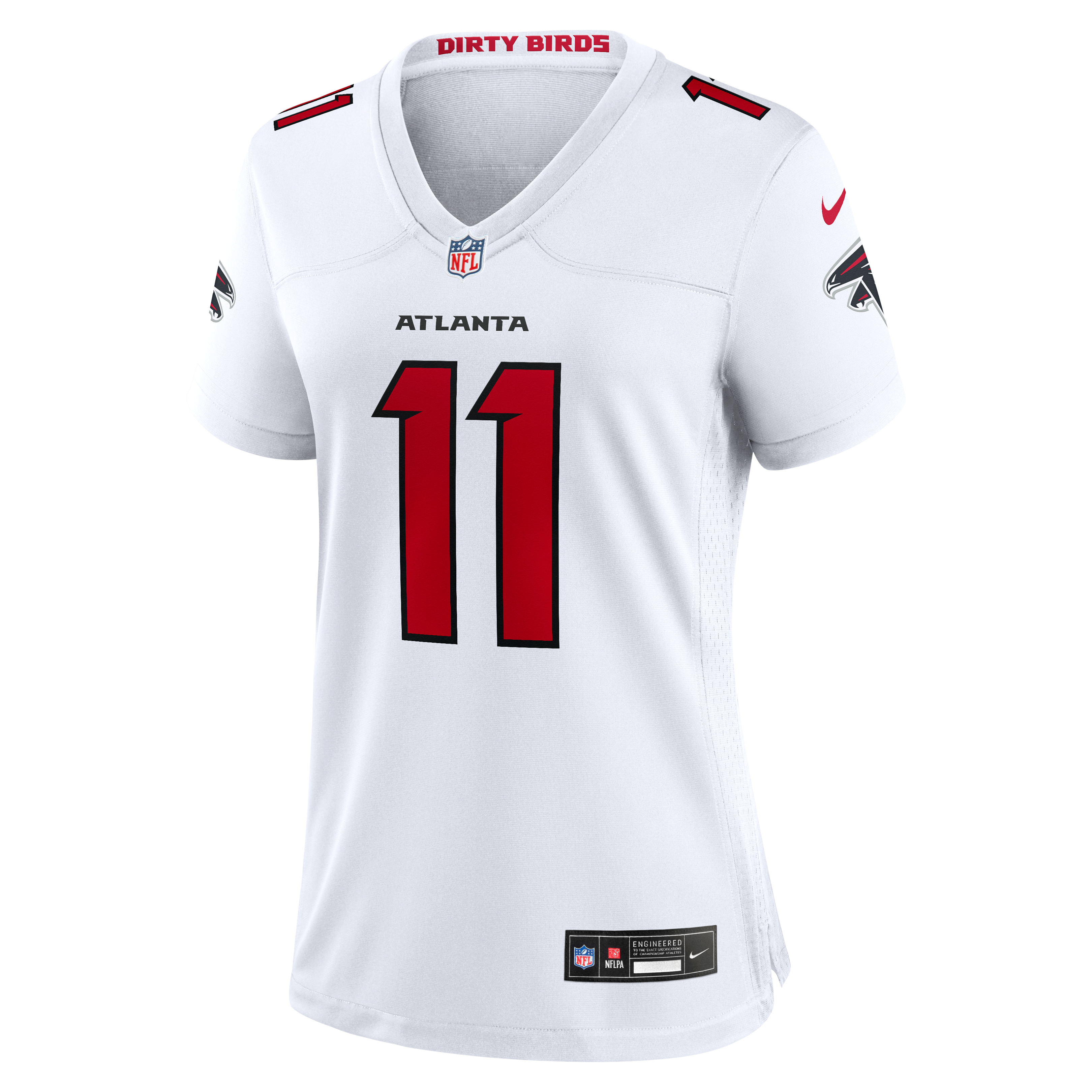 Jalon Walker Atlanta Falcons Game Jersey White NFL Football Fan Wear Jalon Walker