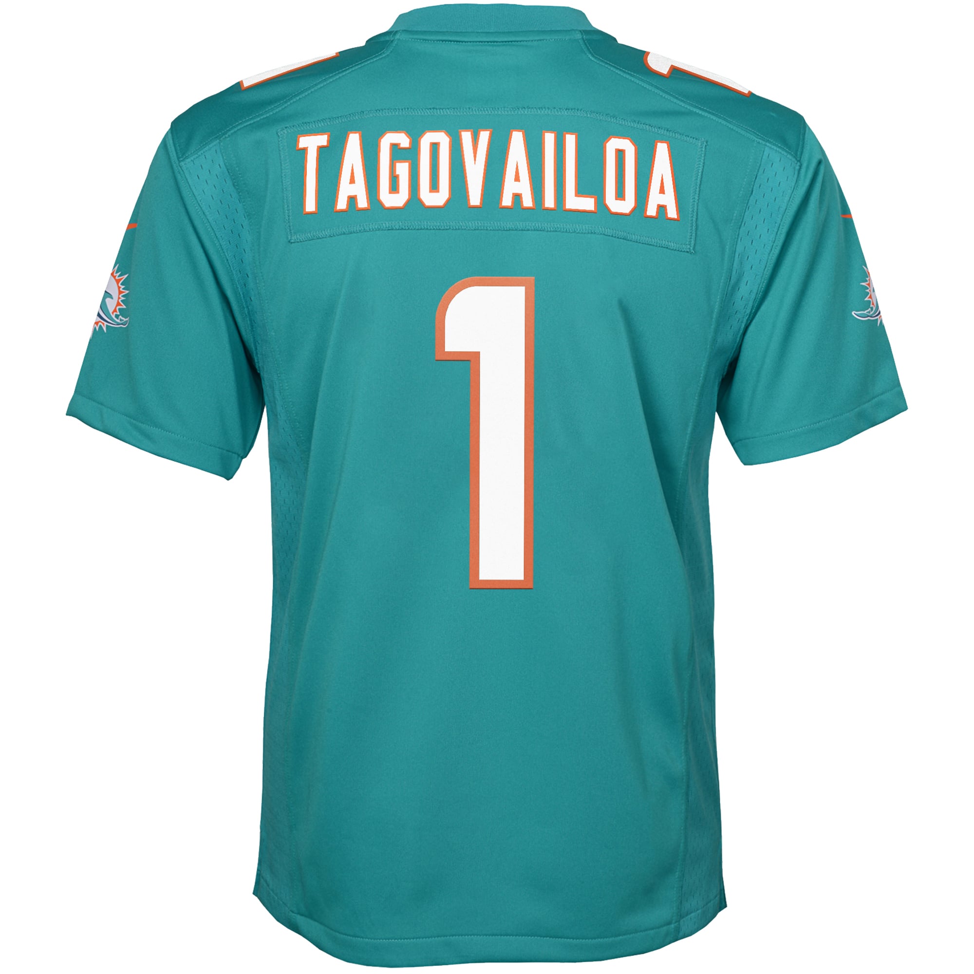 Tua Tagovailoa Miami Dolphins Game Jersey Aqua NFL Football Fan Wear