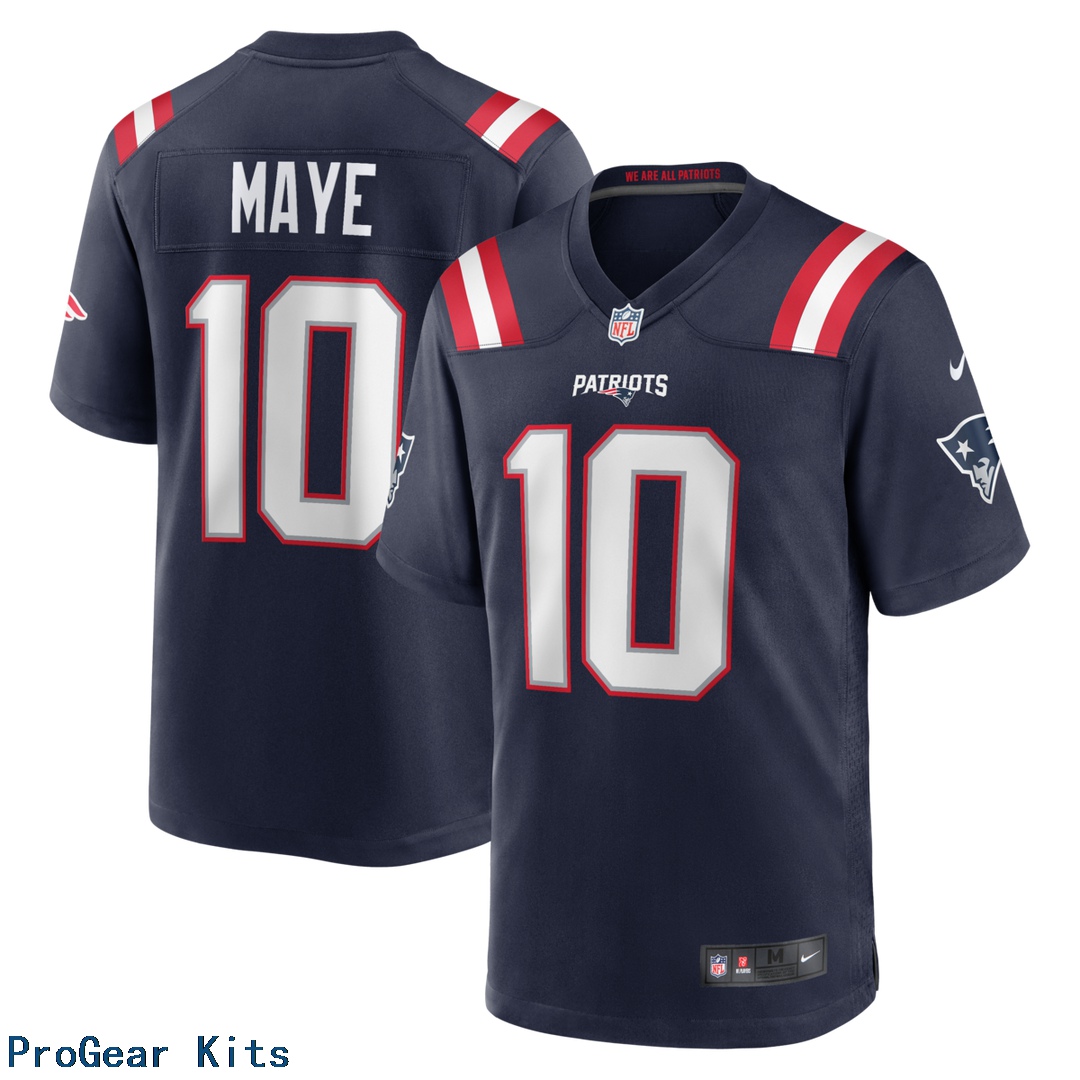 Drake Maye New England Patriots Game Jersey NFL Football Fan Wear