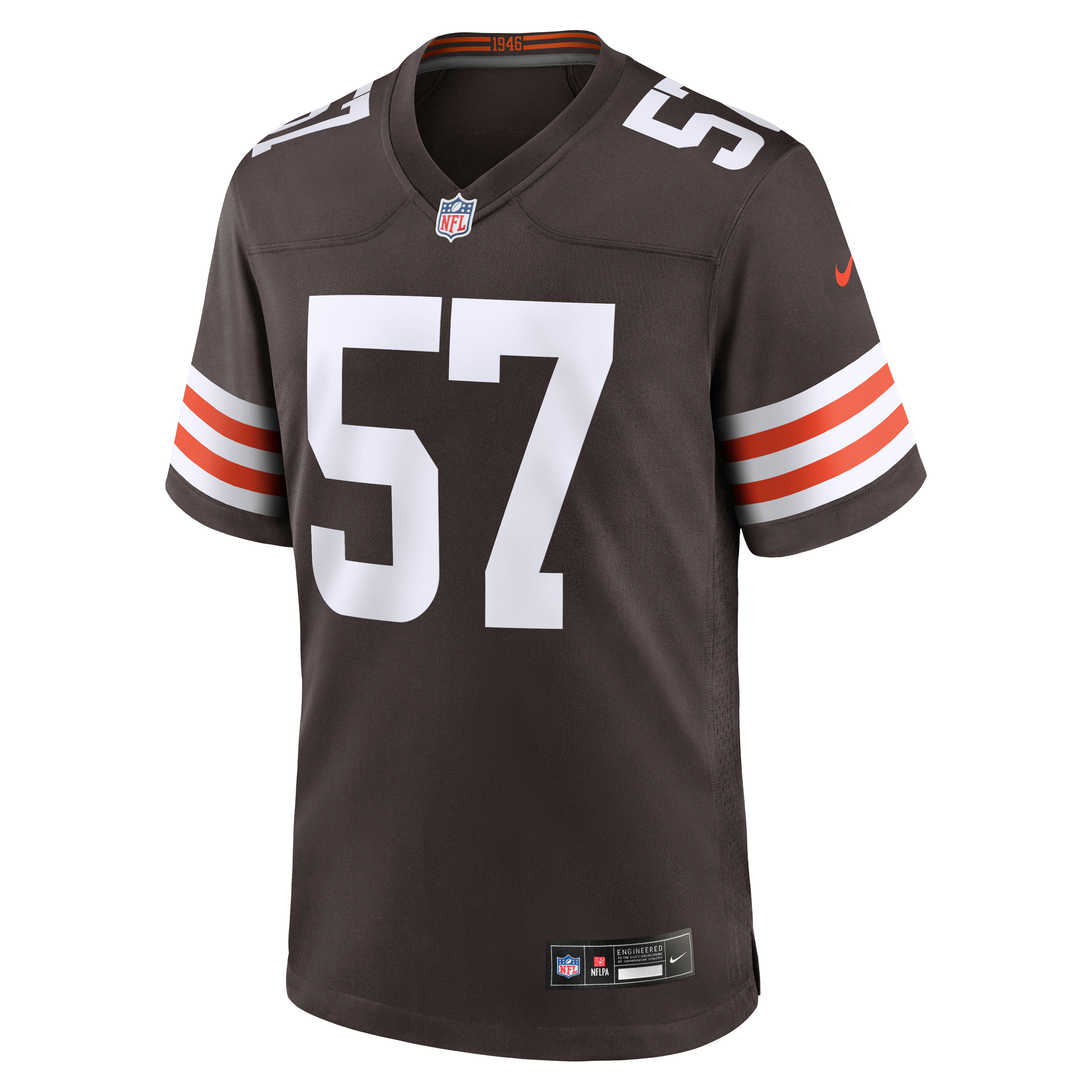 Isaiah McGuire Cleveland Browns Game Jersey Brown NFL Football Fan Wear