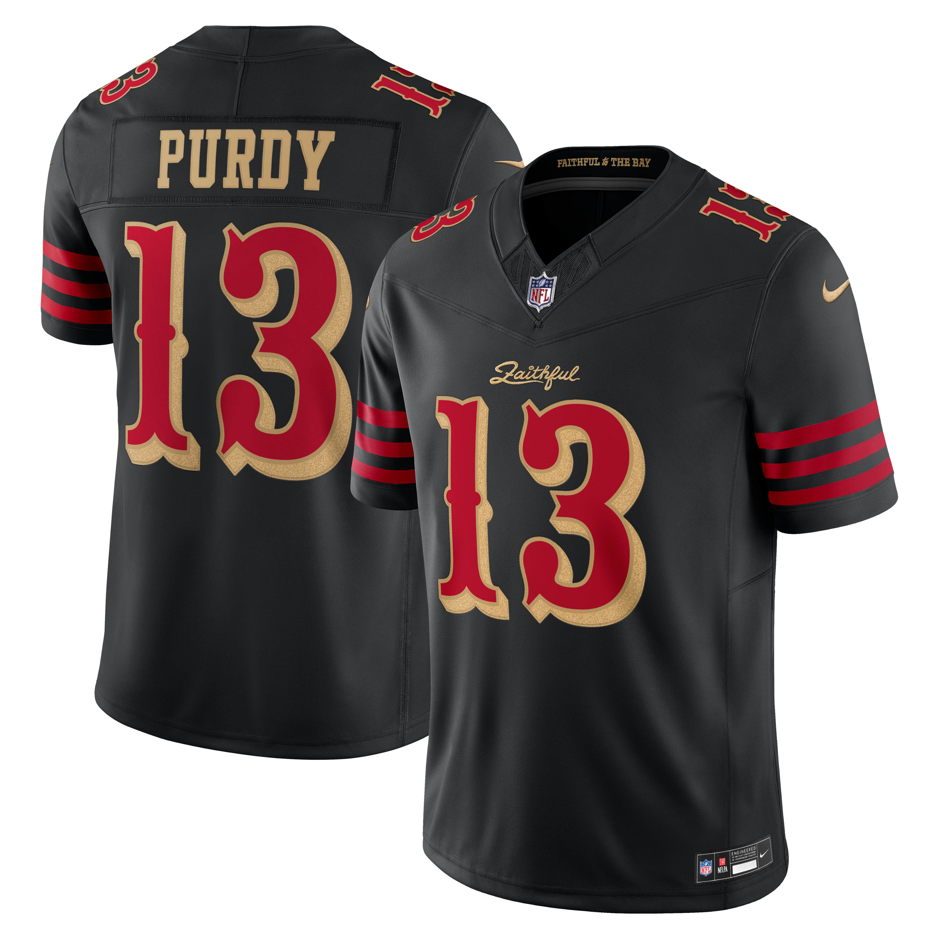 Brock Purdy San Francisco 49ers Limited Jersey Black NFL Football Fan Wear