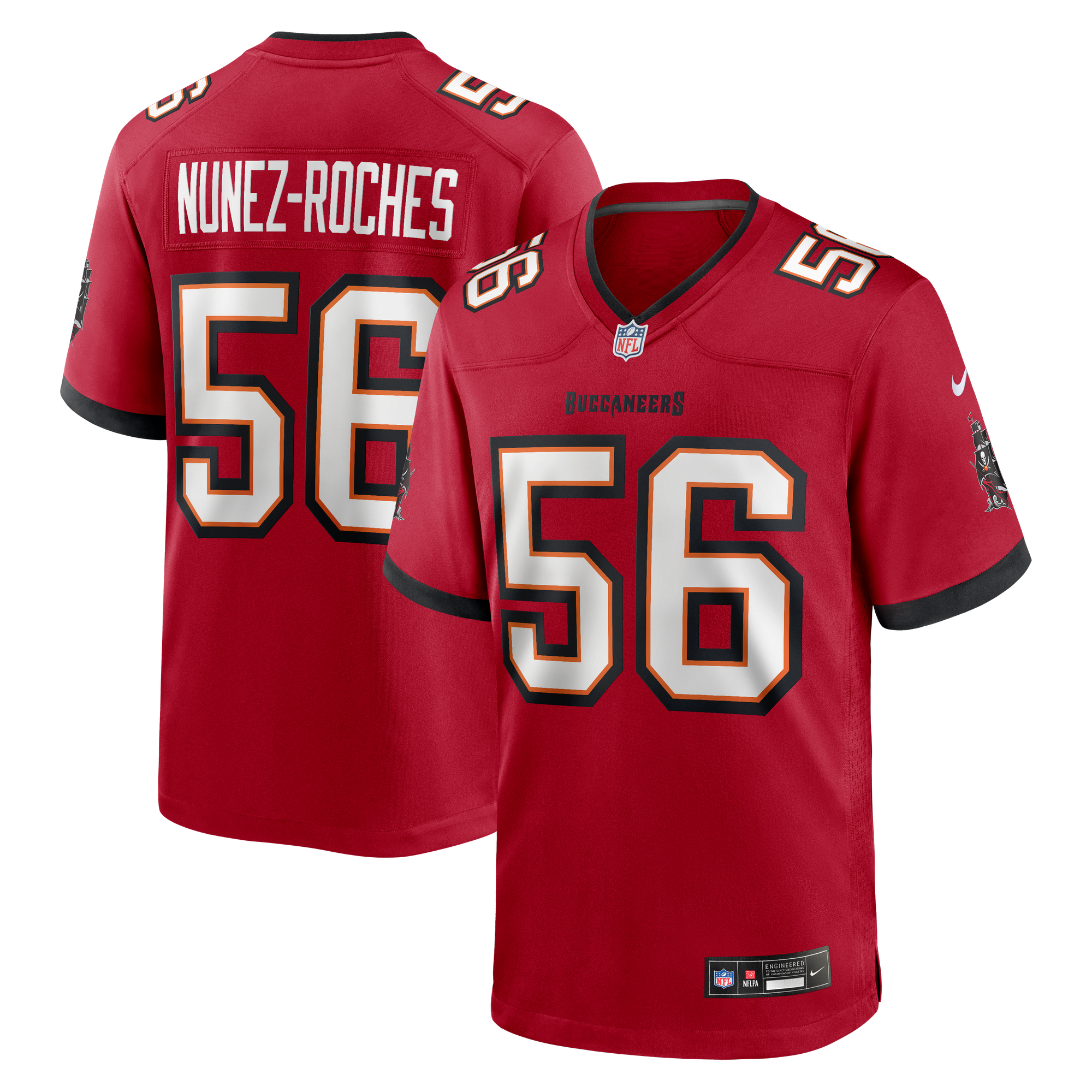 Rakeem Nunez-Roches Tampa Bay Buccaneers Game Jersey Red NFL Football Fan Wear