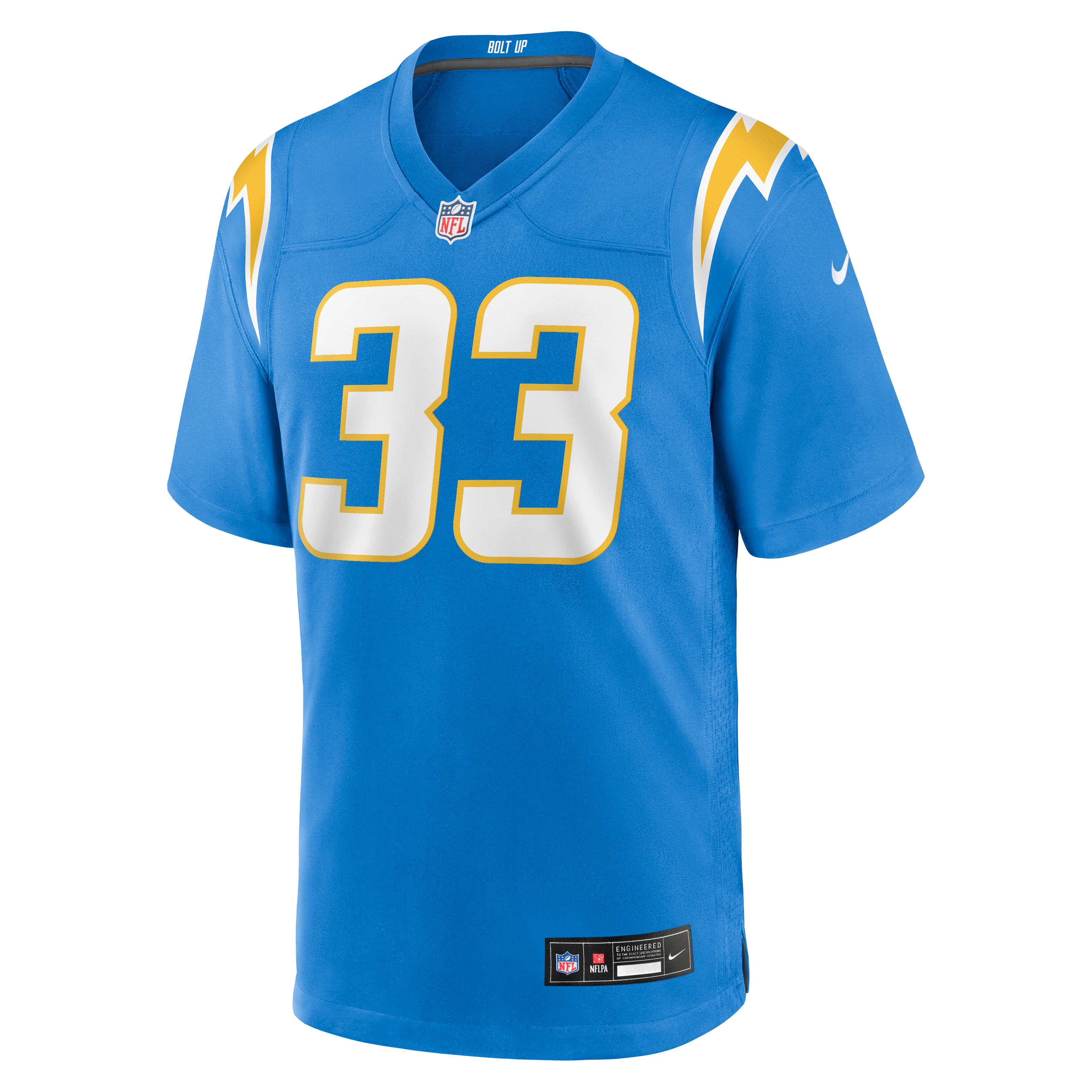 Deane Leonard Los Angeles Chargers Player Jersey Powder Blue NFL Football Fan Wear Deane Leonard