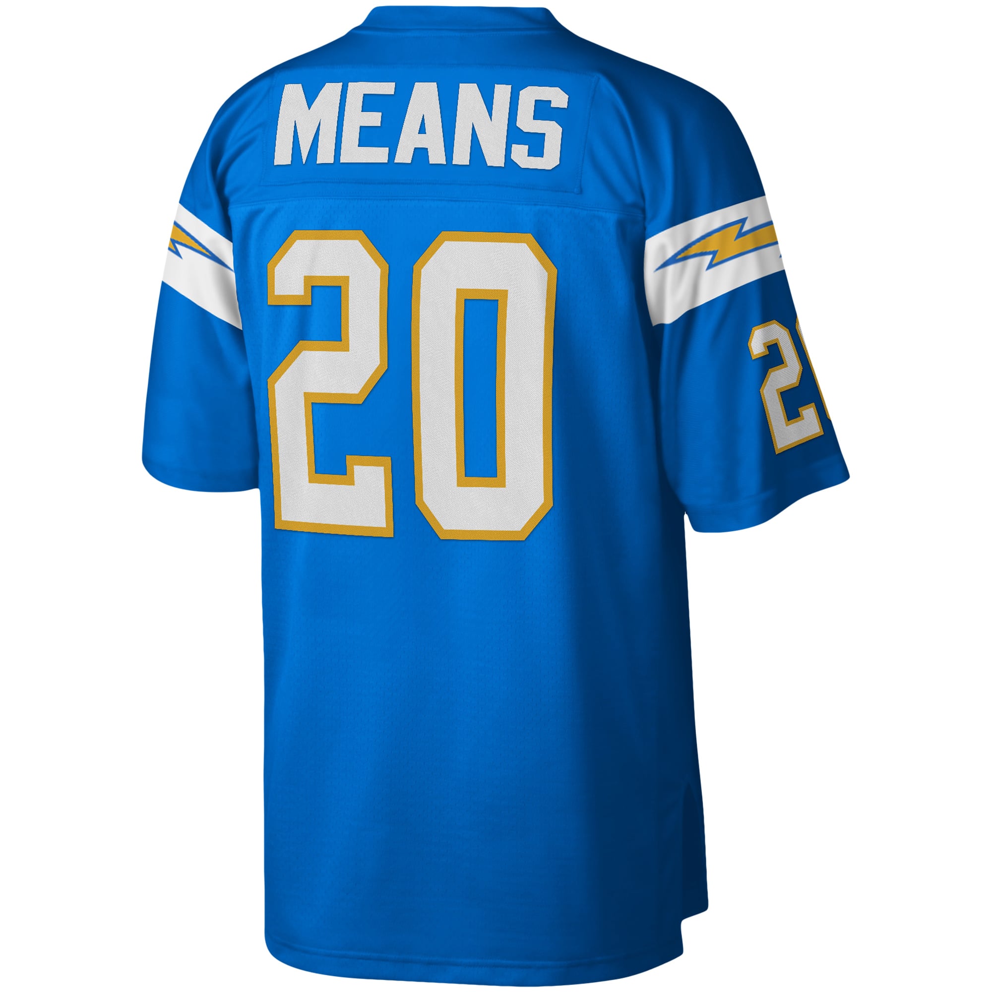 Natrone Means Mitchell Los Angeles Chargers Replica Jersey Powder Blue NFL Football Fan Wear