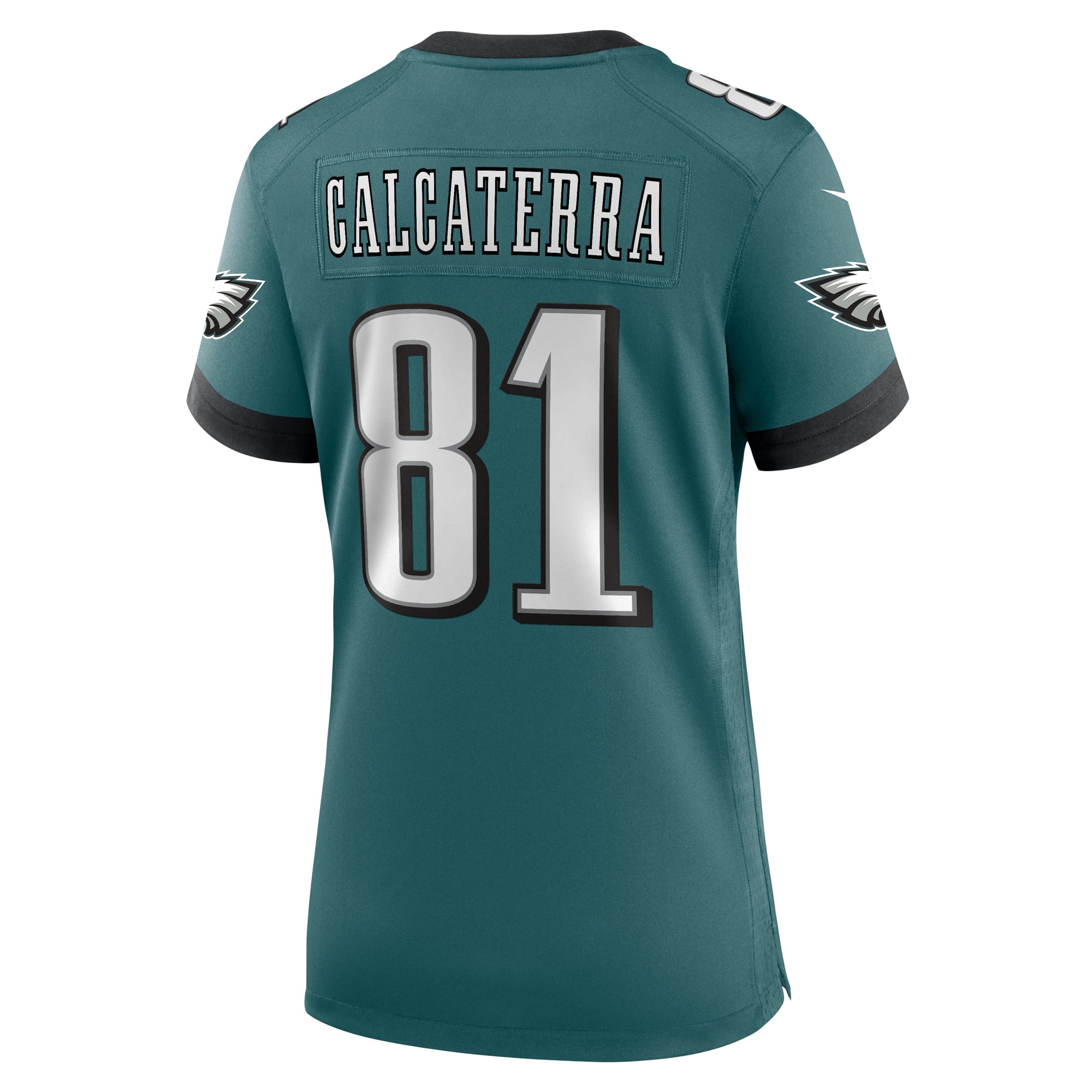 Grant Calcaterra Philadelphia Eagles Game Jersey Midnight NFL Football Fan Wear