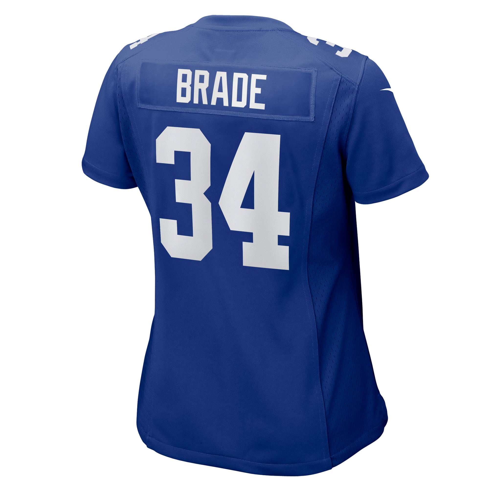 Beau Brade New York Giants Game Jersey Royal NFL Football Fan Wear