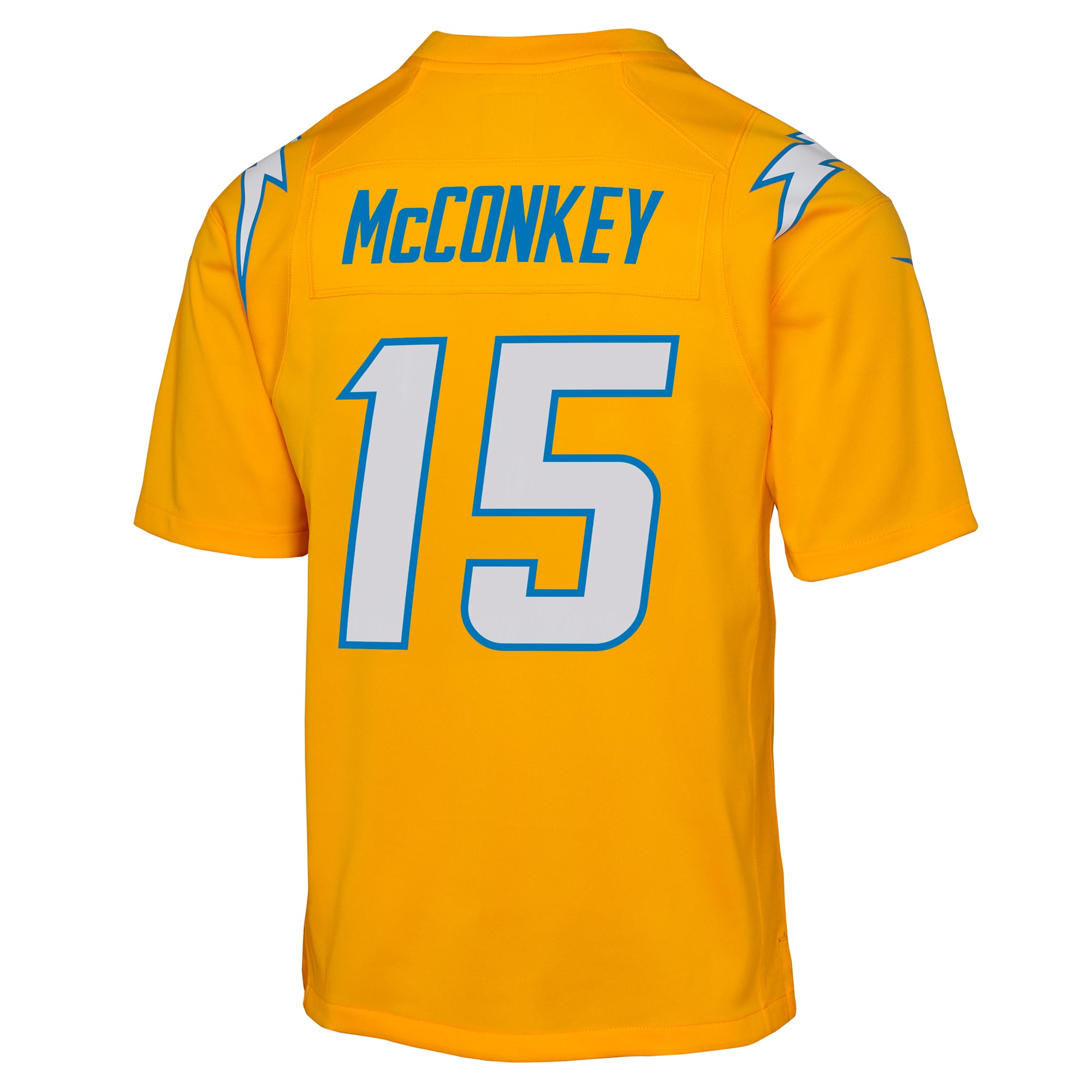 Ladd McConkey Charger Los Angeles Chargers Player Jersey Gold NFL Football Fan Wear