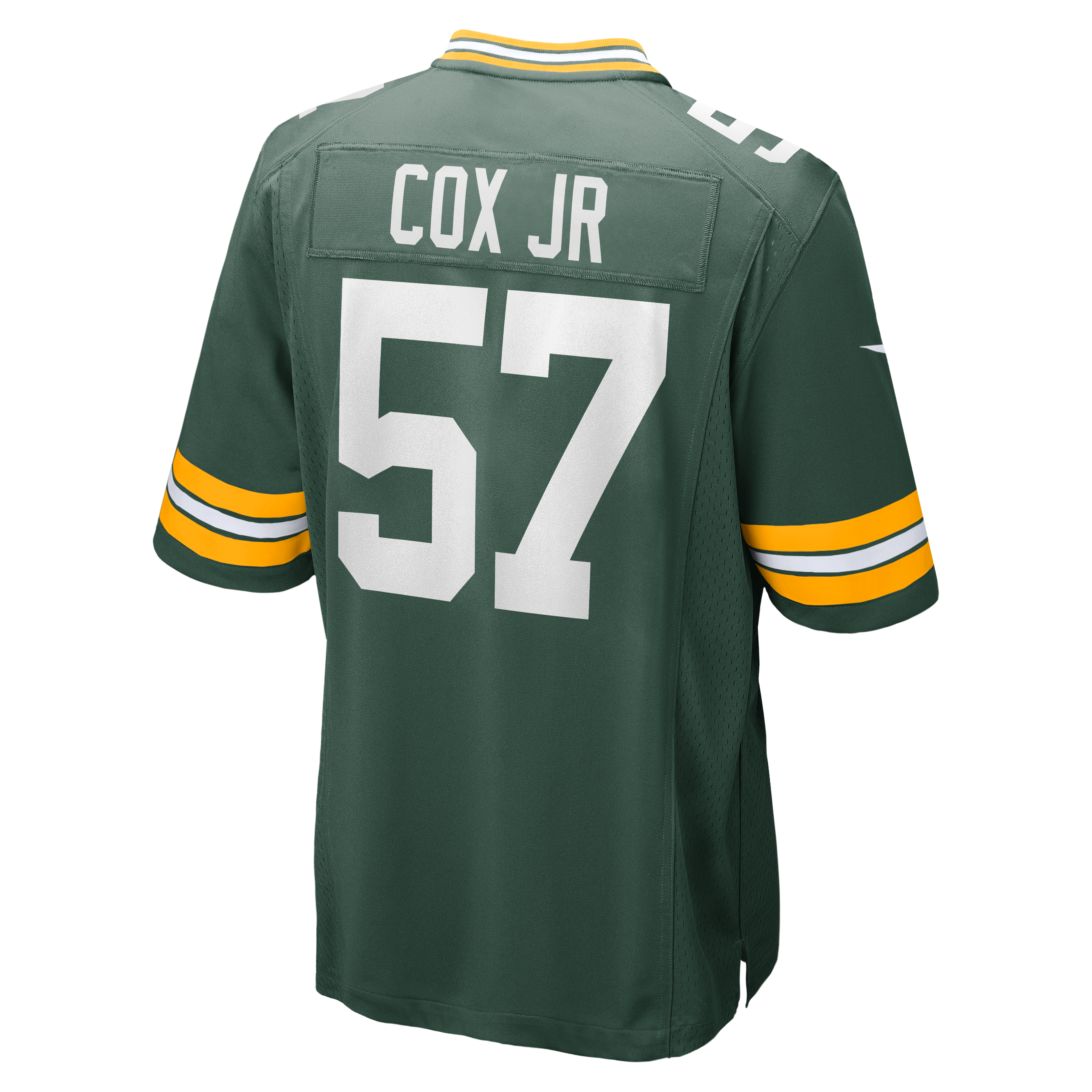 Brenton Cox Jr Green Bay Packers Game Jersey Green NFL Football Fan Wear Brenton Cox Jr