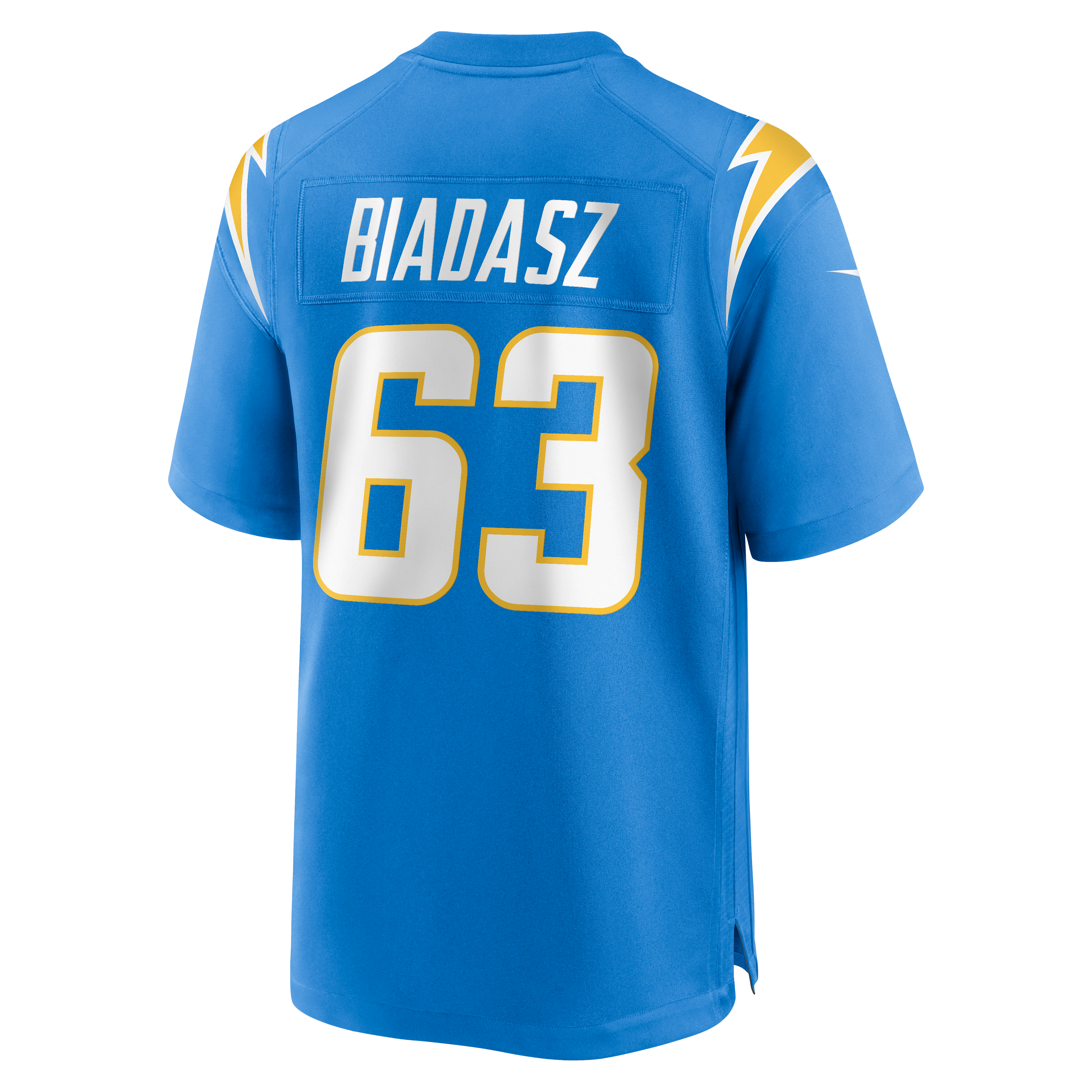 Tyler Biadasz Los Angeles Chargers Game Jersey Powder Blue NFL Football Fan Wear