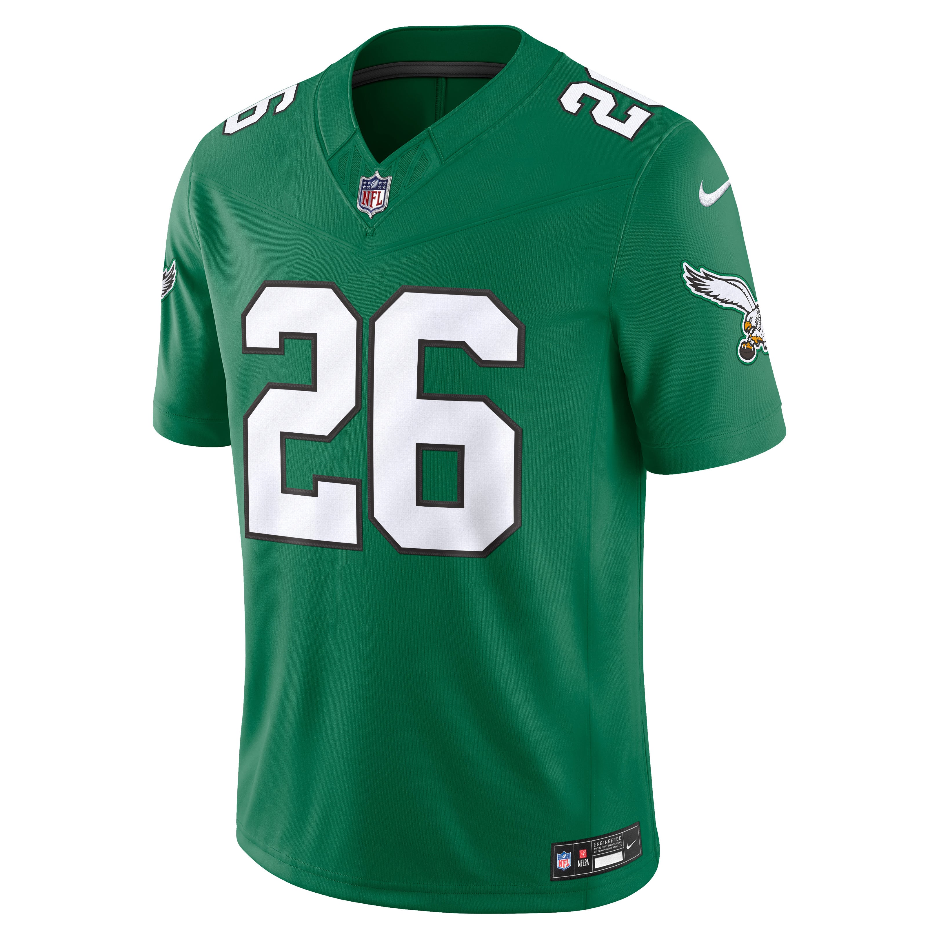 Saquon Barkley Philadelphia Eagles Alternate Jersey Kelly Green NFL Football Fan Wear Saquon Barkley
