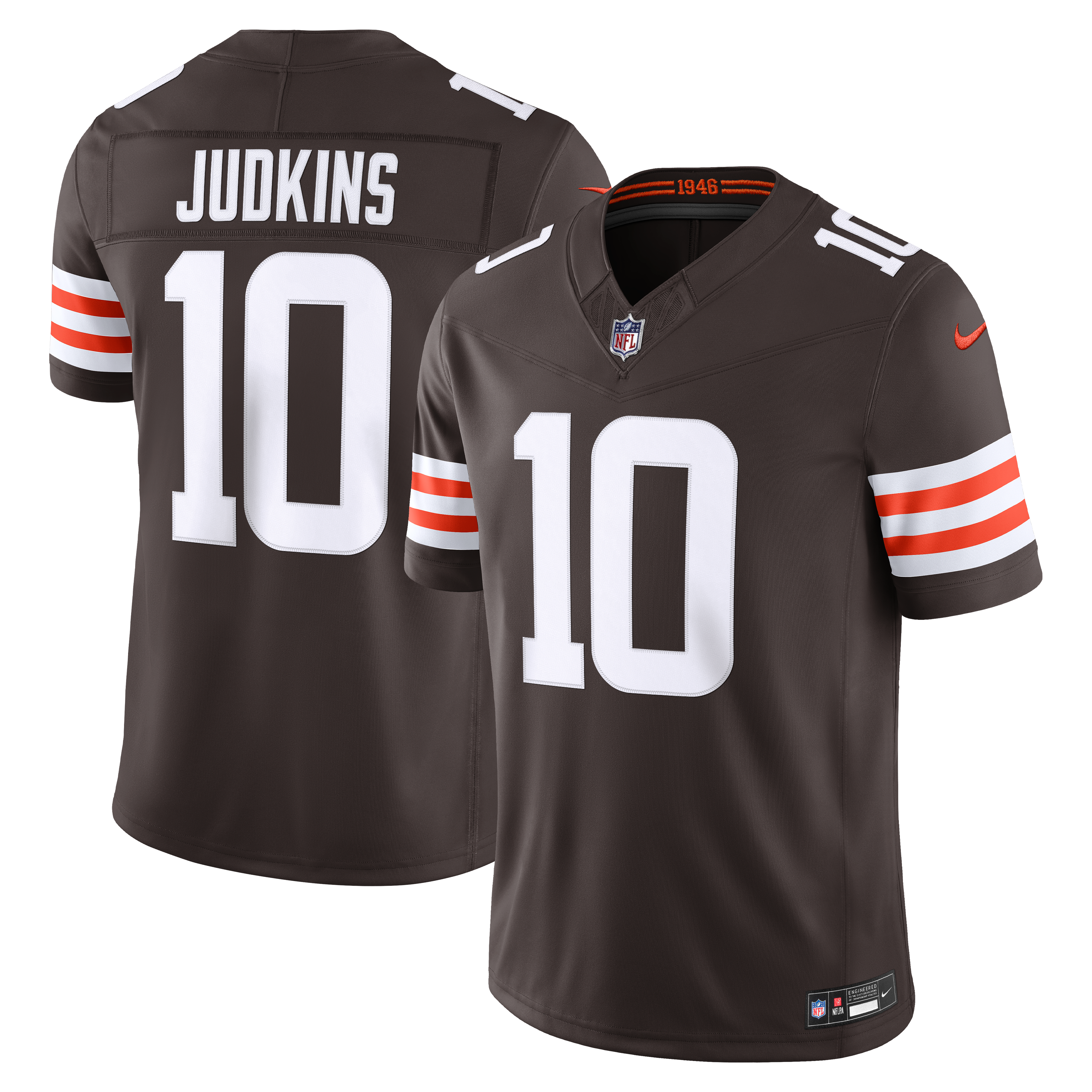 Quinshon Judkins Cleveland Browns Limited Jersey Brown NFL Football Fan Wear Quinshon Judkins