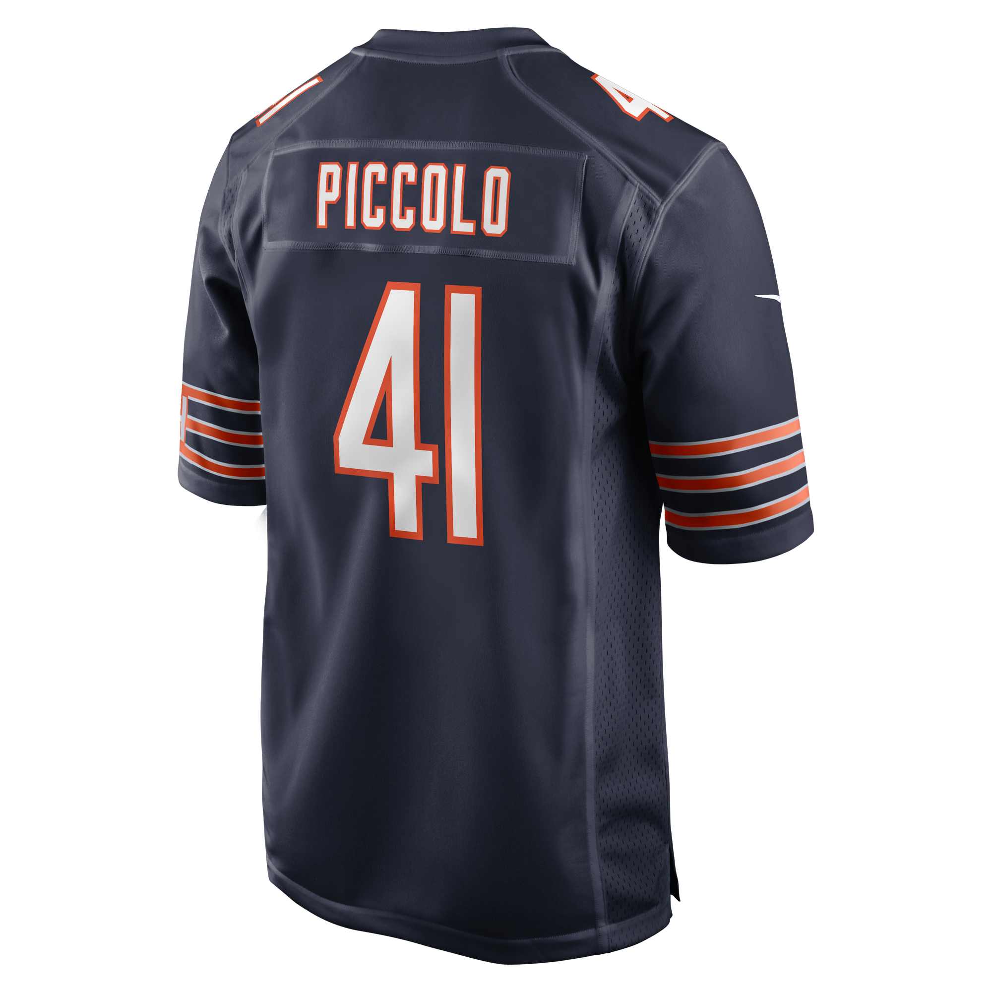 Retired Brian Piccolo Chicago Bears Player Jersey Navy NFL Football Fan Wear Retired Brian Piccolo