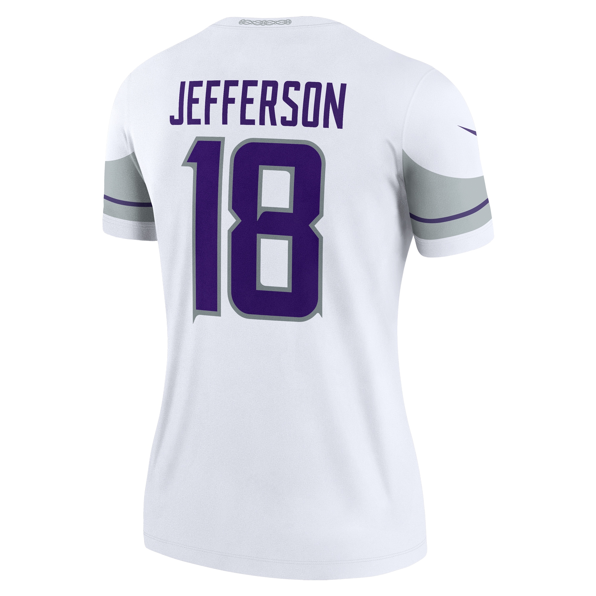 Justin Jefferson Performance Minnesota Vikings Alternate Jersey No.18 White NFL Football Fan Wear Justin Jefferson Performance