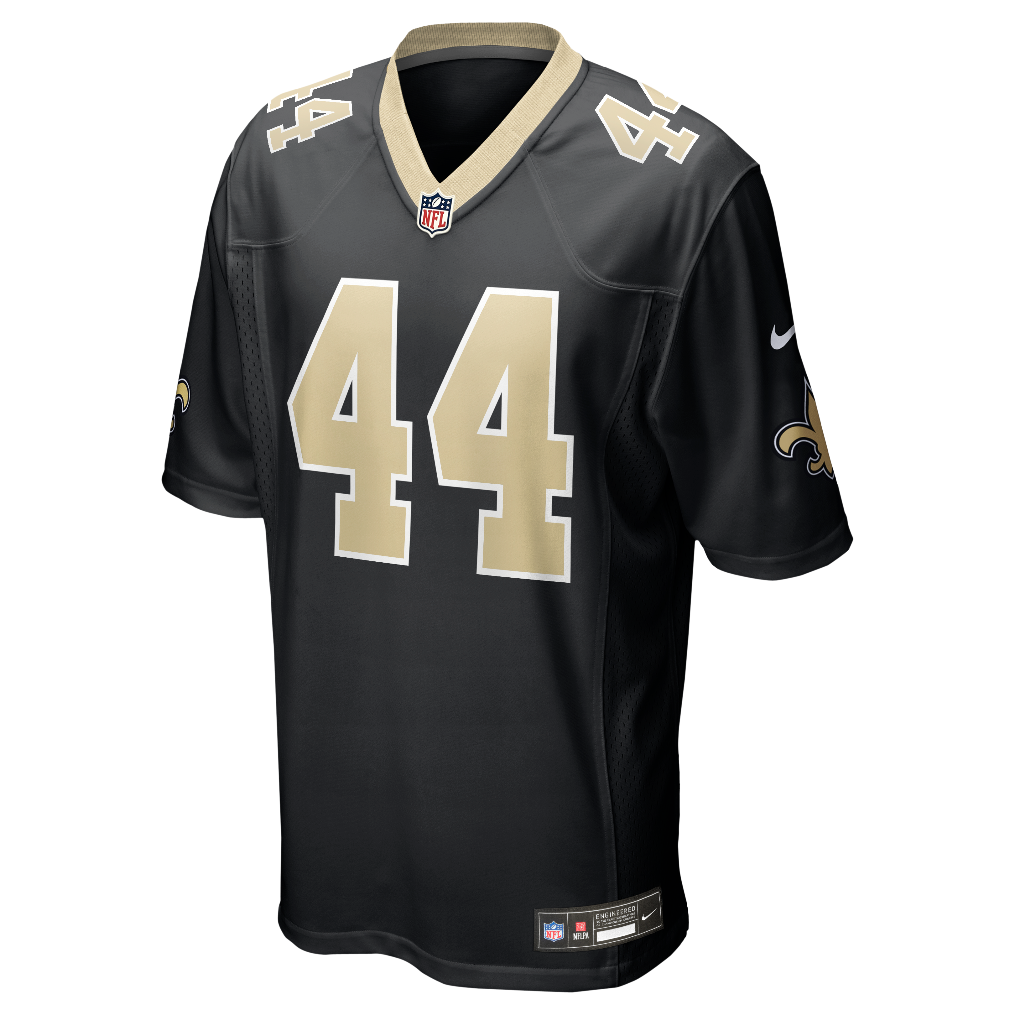 Isaiah Stalbird New Orleans Saints Game Jersey Black NFL Football Fan Wear