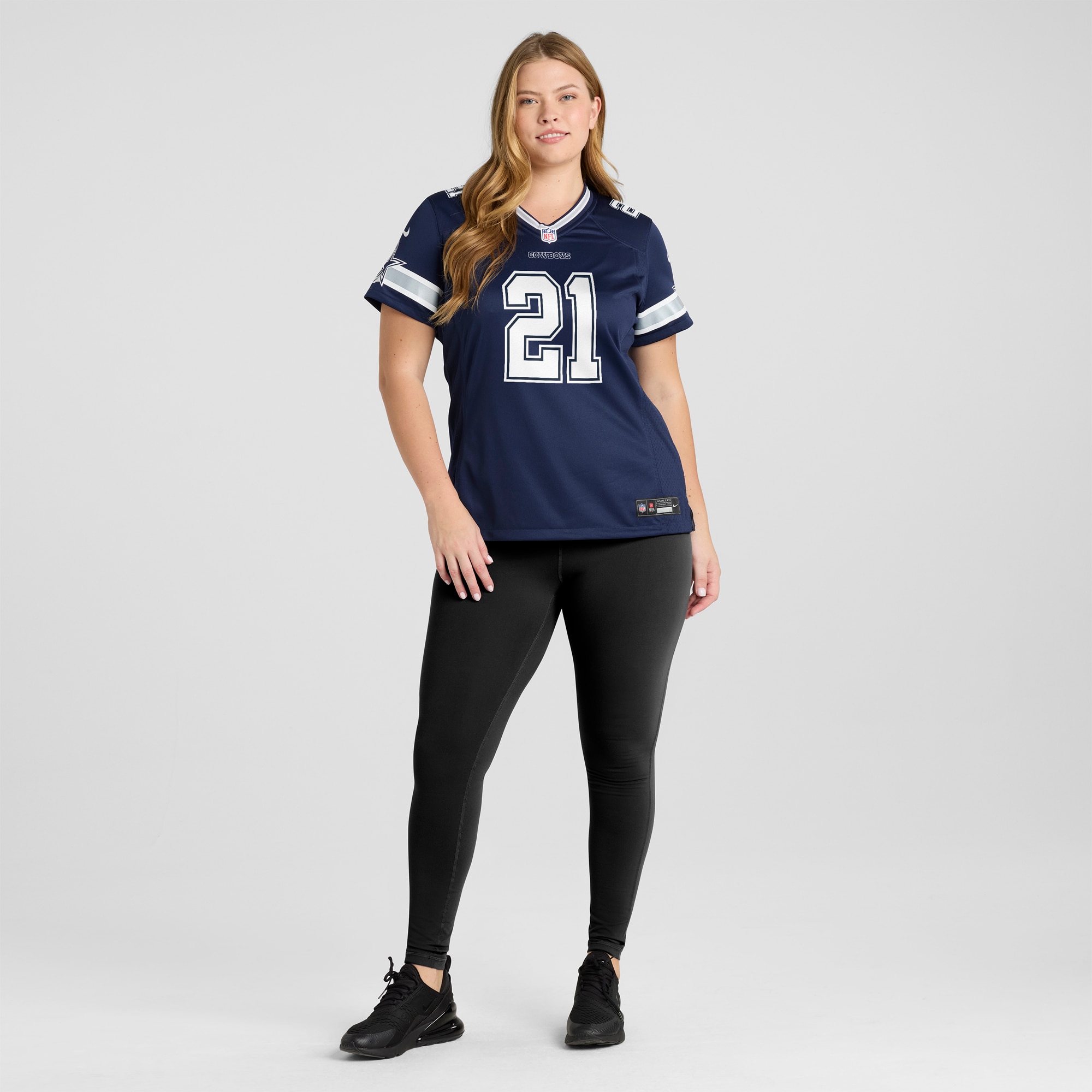 Deion Sanders Retired Dallas Cowboys Game Jersey Navy NFL Football Fan Wear Deion Sanders Retired