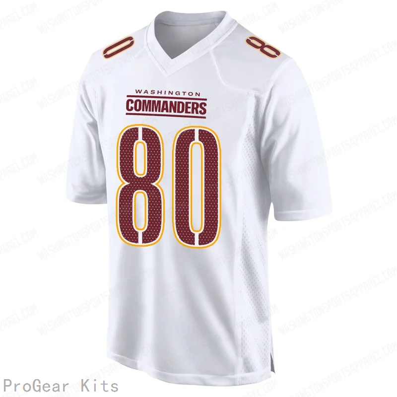 Jamison Crowder Tundra Washington Commanders Game Jersey No.80 White NFL Football Fan Wear