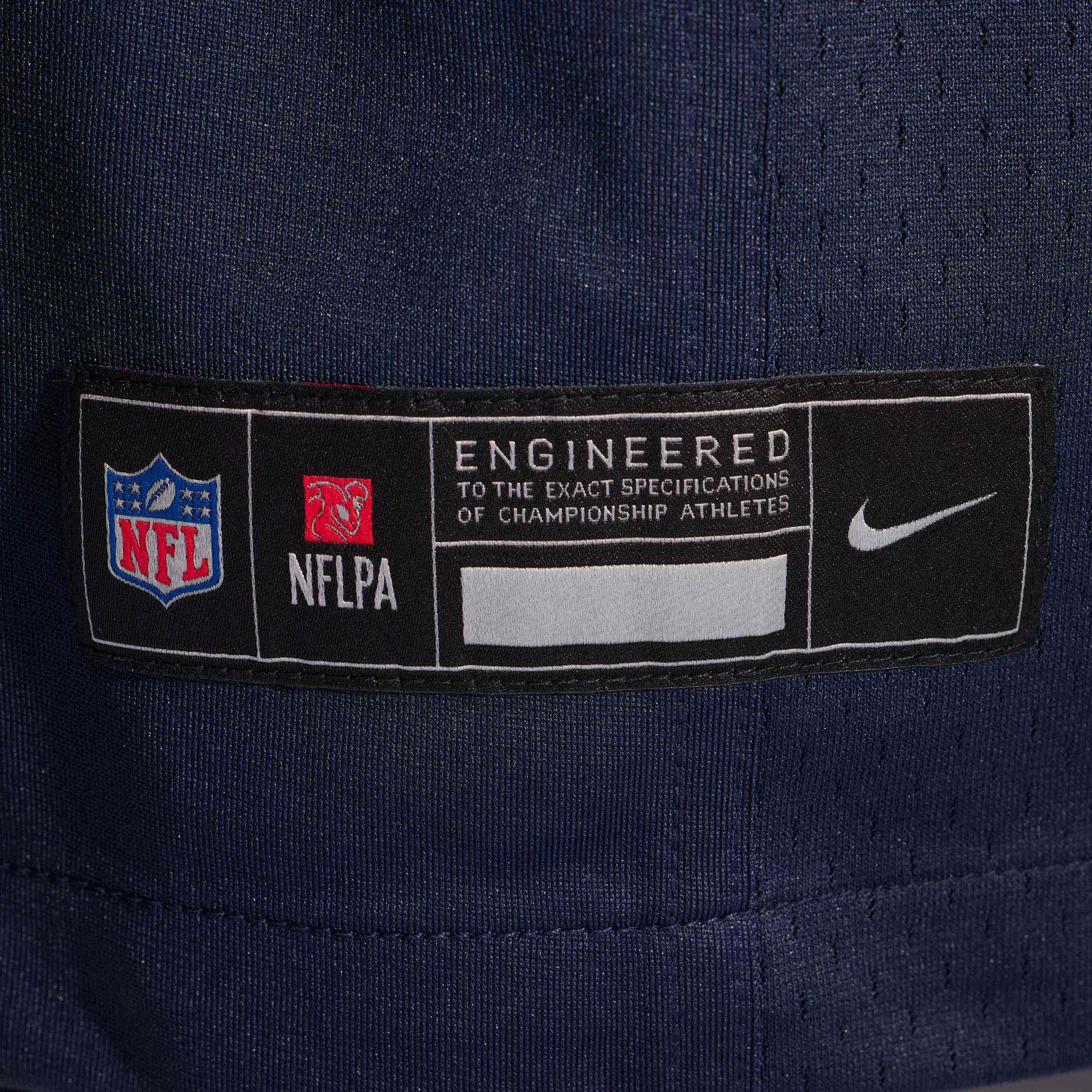 Shemar Turner Chicago Bears Game Jersey Navy NFL Football Fan Wear Shemar Turner