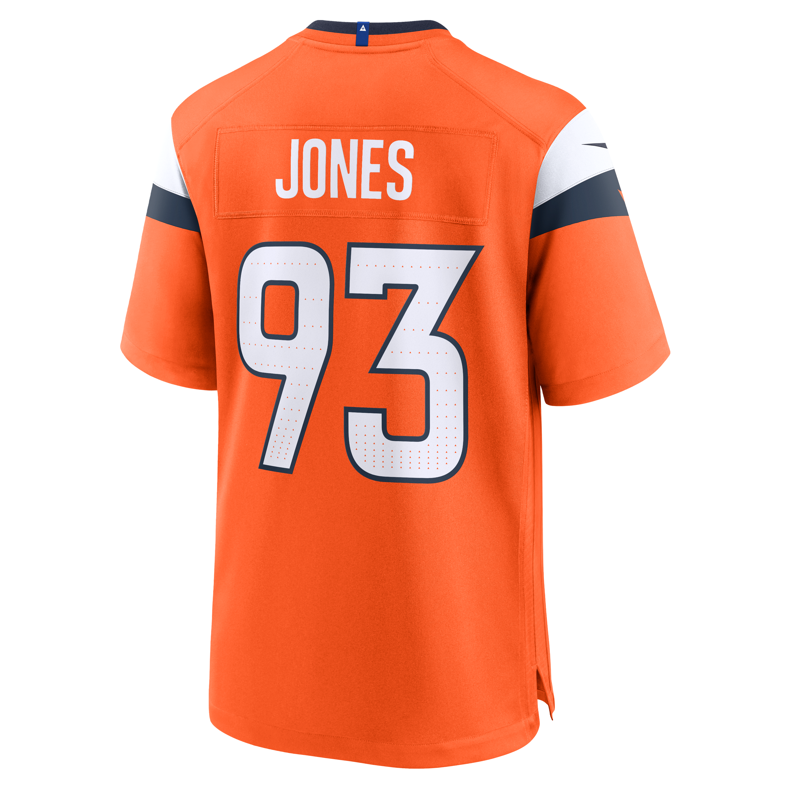 DJ Jones Denver Broncos Game Jersey Orange NFL Football Fan Wear
