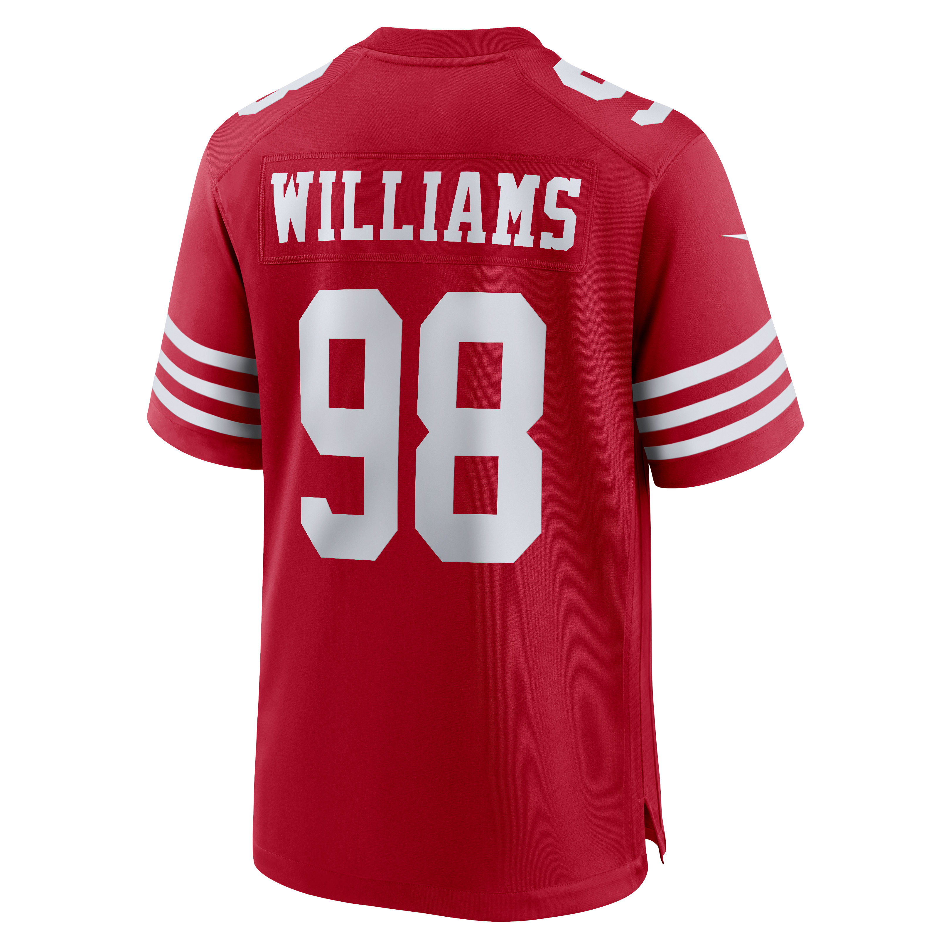 Mykel Williams San Francisco 49ers Game Jersey Scarlet NFL Football Fan Wear Mykel Williams