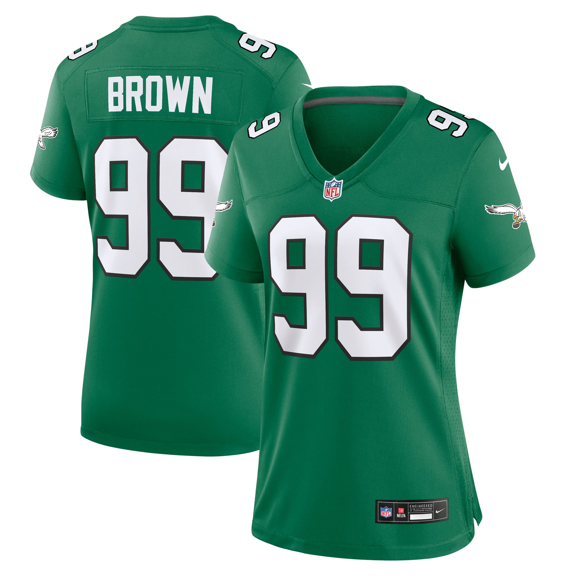 Jerome Brown Philadelphia Eagles Game Jersey Brown NFL Football Fan Wear