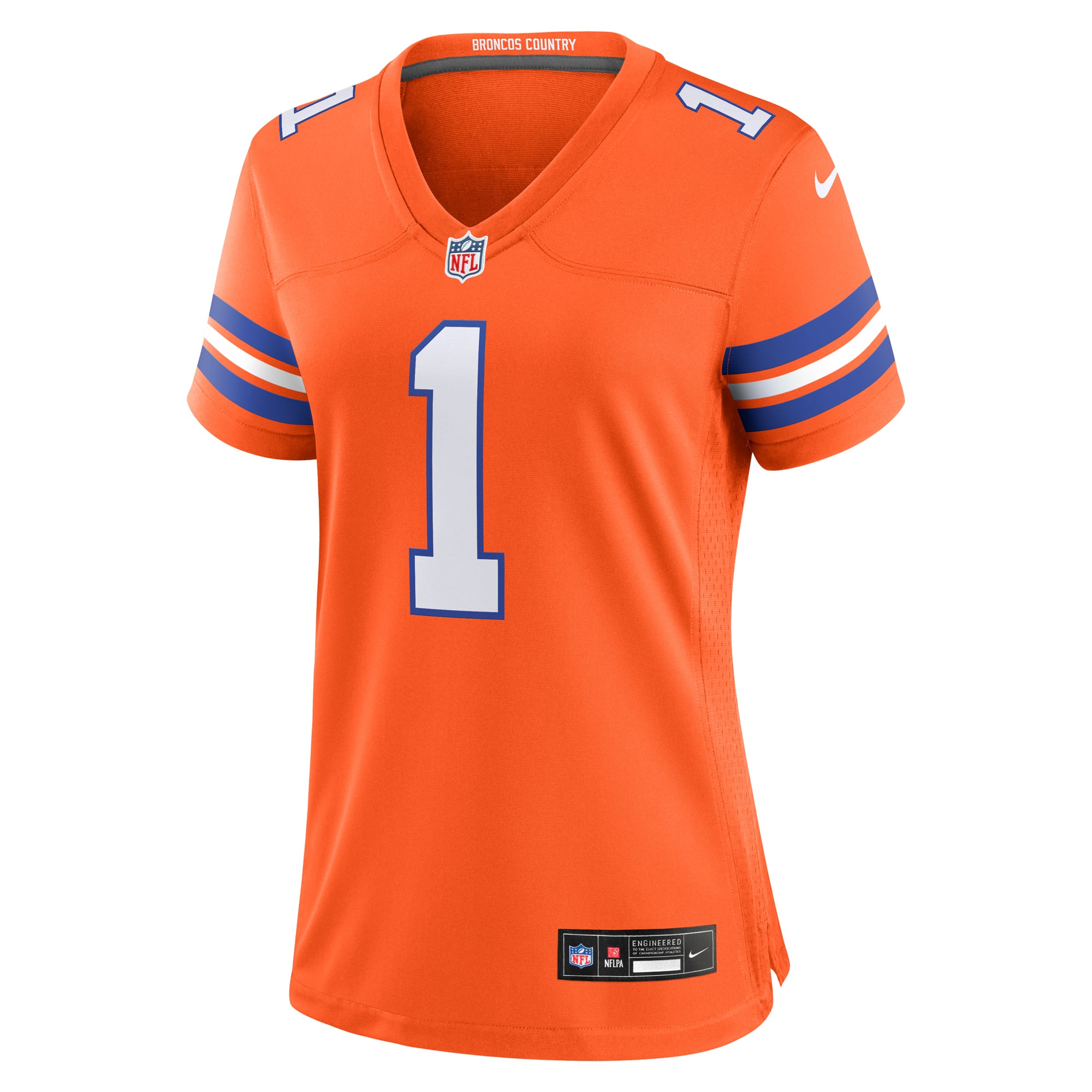Jason Elam Retired Denver Broncos Game Jersey Orange NFL Football Fan Wear