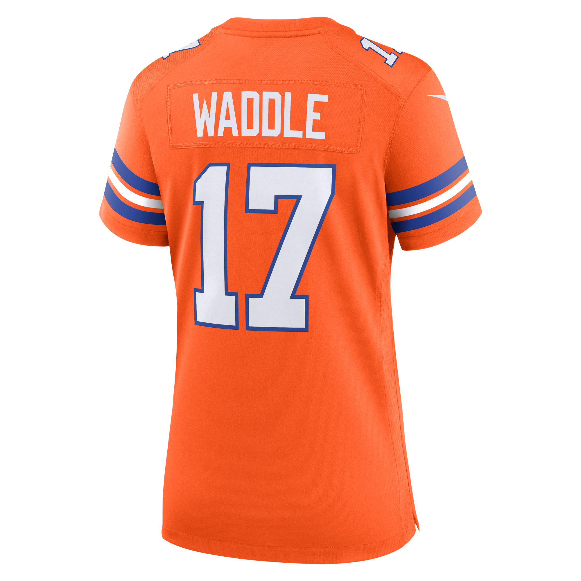 Jaylen Waddle Denver Broncos Game Jersey Orange NFL Football Fan Wear
