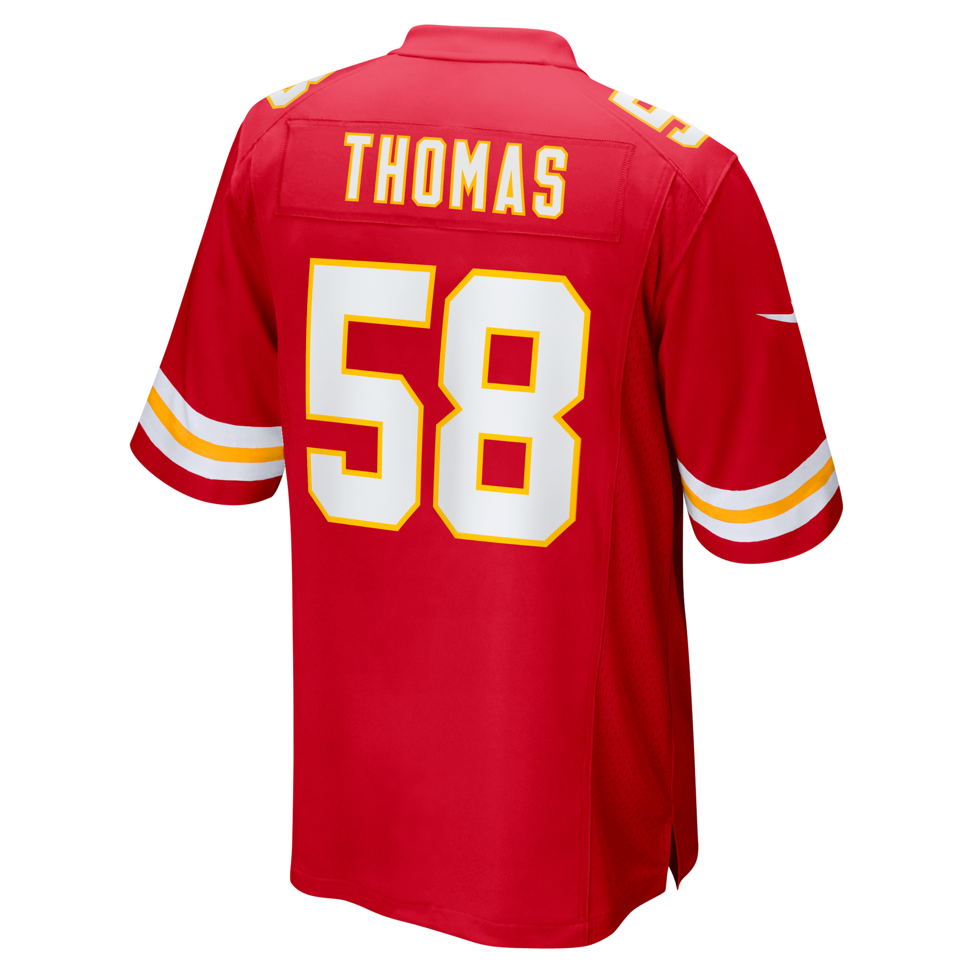 Retired Derrick Thomas Kansas City Chiefs Player Jersey Red NFL Football Fan Wear Retired Derrick Thomas