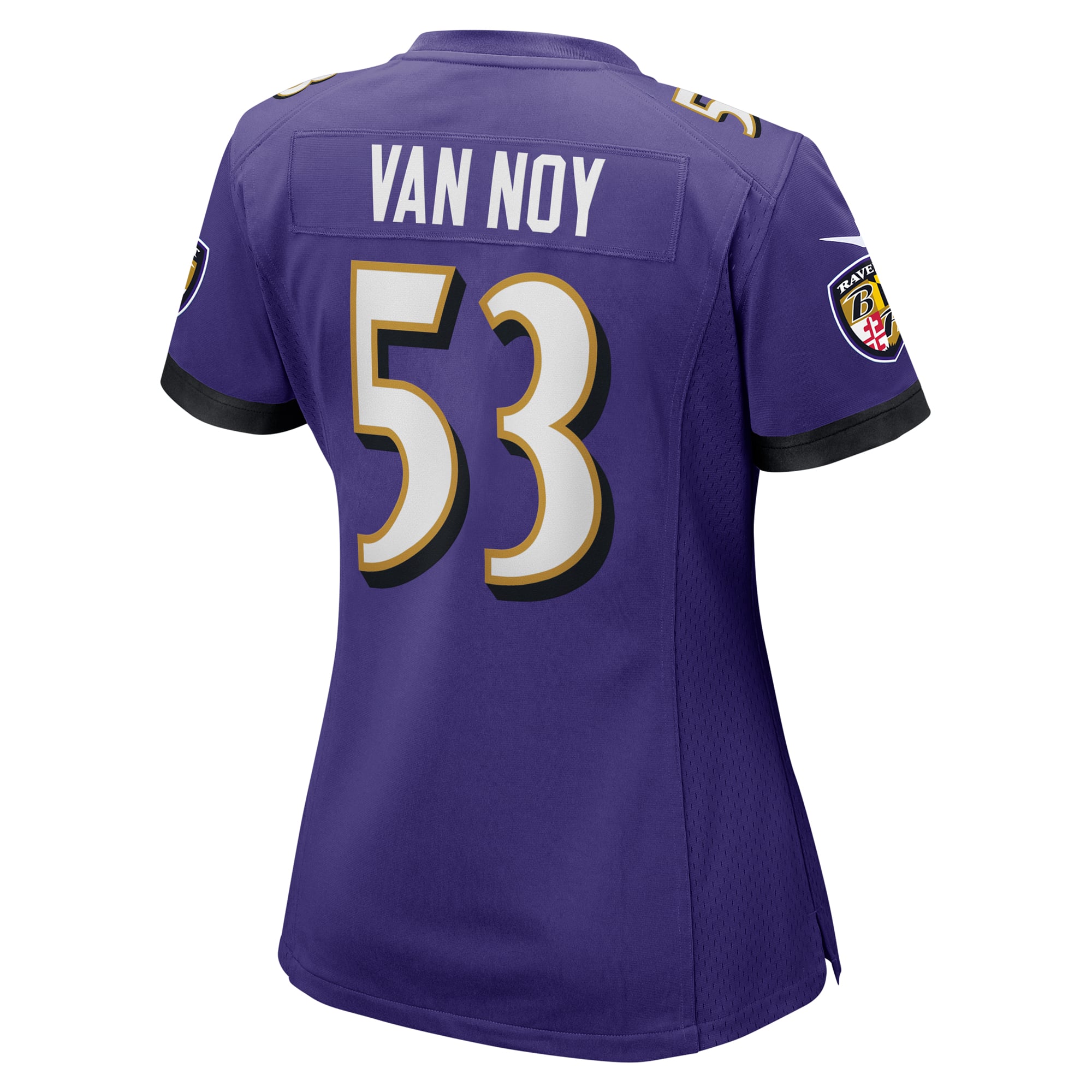 Kyle Van Noy Baltimore Ravens Game Jersey Purple NFL Football Fan Wear