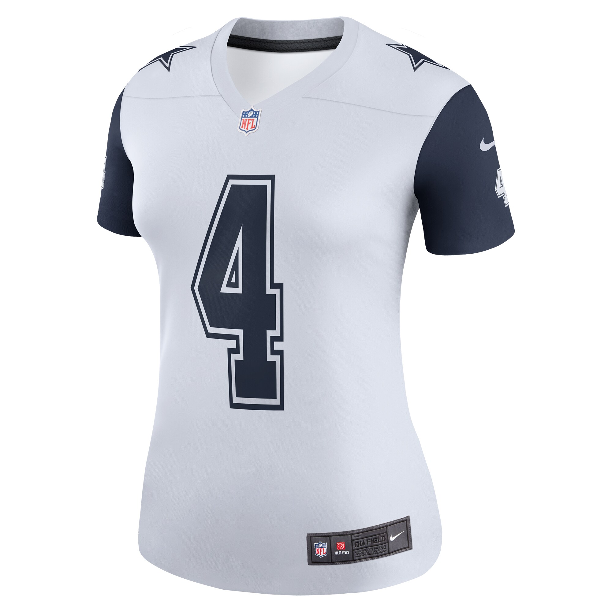 Dak Prescott Performance Dallas Cowboys Player Jersey No.4 White NFL Football Fan Wear