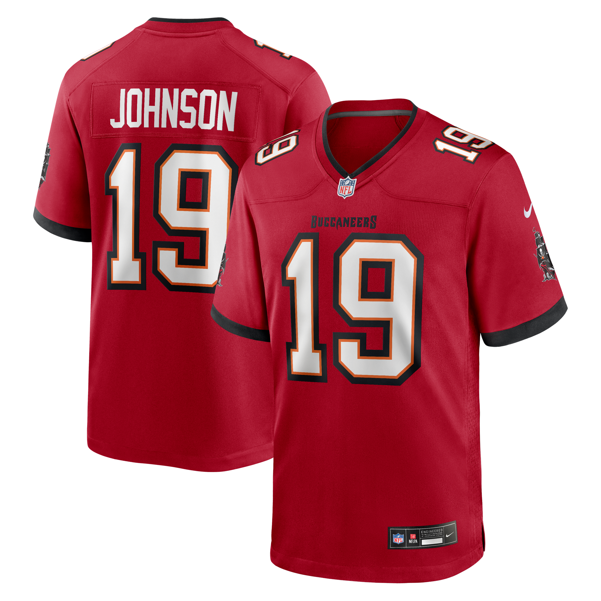 Keyshawn Johnson Retired Tampa Bay Buccaneers Player Jersey Red NFL Football Fan Wear
