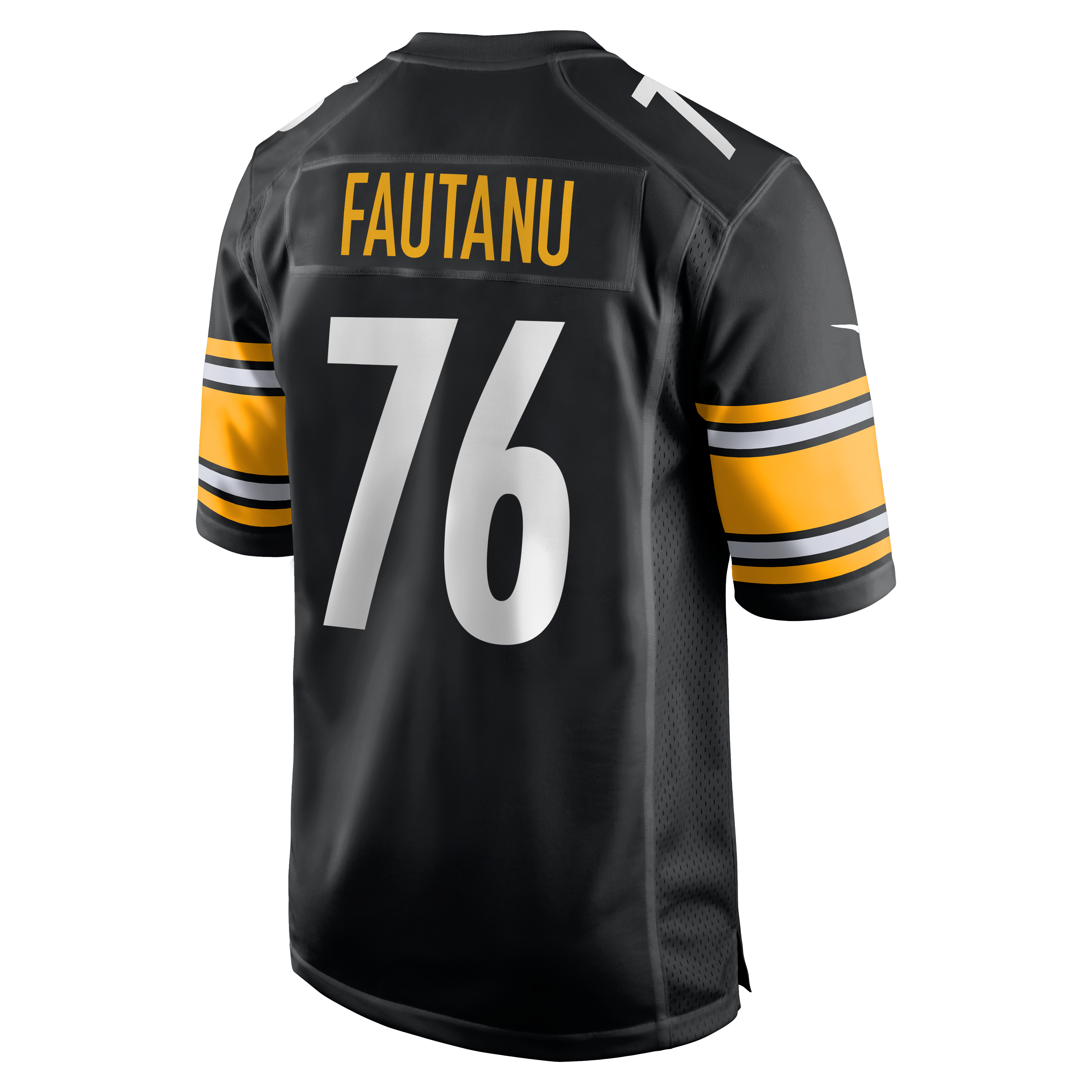 Troy Fautanu Pittsburgh Steelers Game Jersey Black NFL Football Fan Wear Troy Fautanu