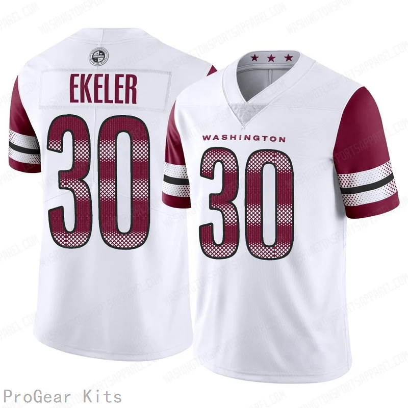 Austin Ekeler Washington Commanders Jersey No.30 White NFL Football Fan Wear
